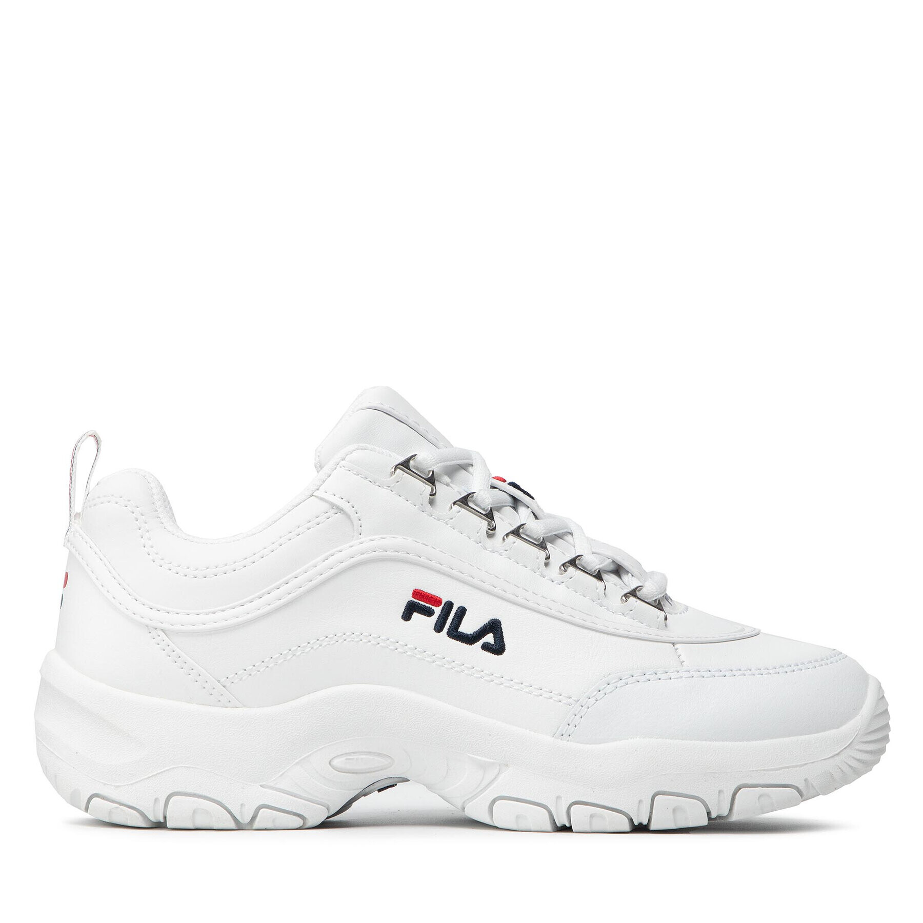 Fila Сникърси Strada Low Teens FFT0009.10004 Бял - Pepit.bg