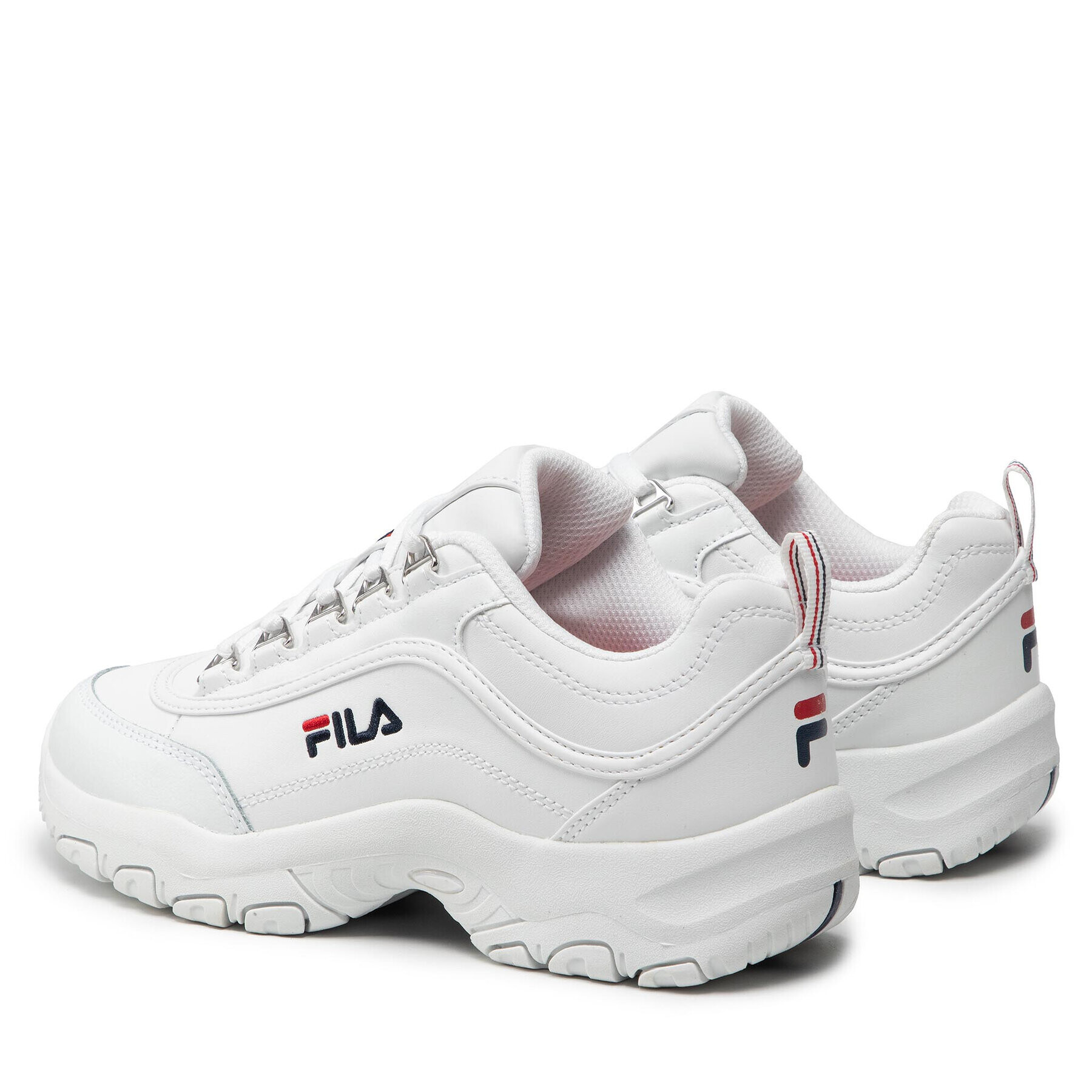 Fila Сникърси Strada Low Teens FFT0009.10004 Бял - Pepit.bg