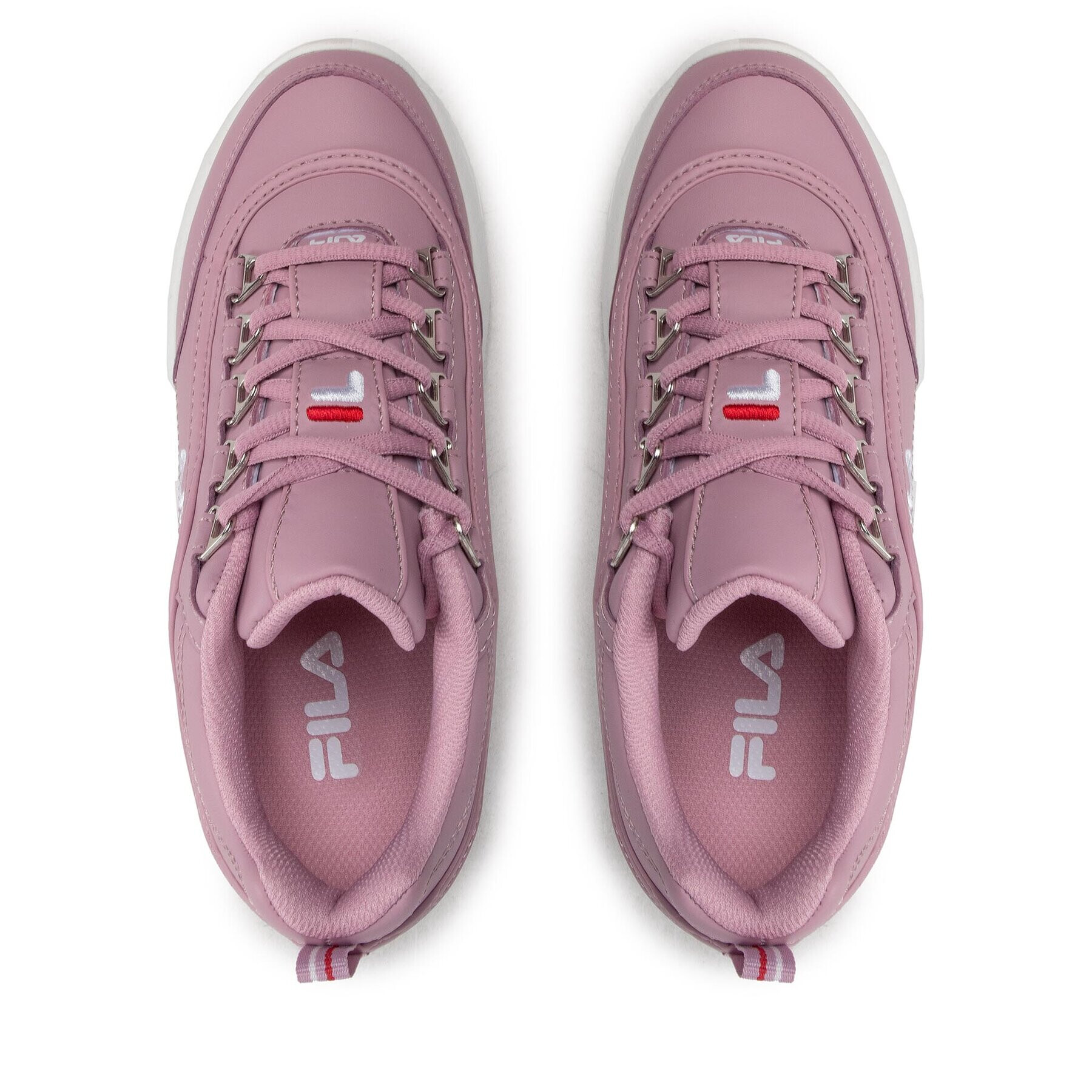 Fila Сникърси Strada Low Teens FFT0009.40024 Розов - Pepit.bg