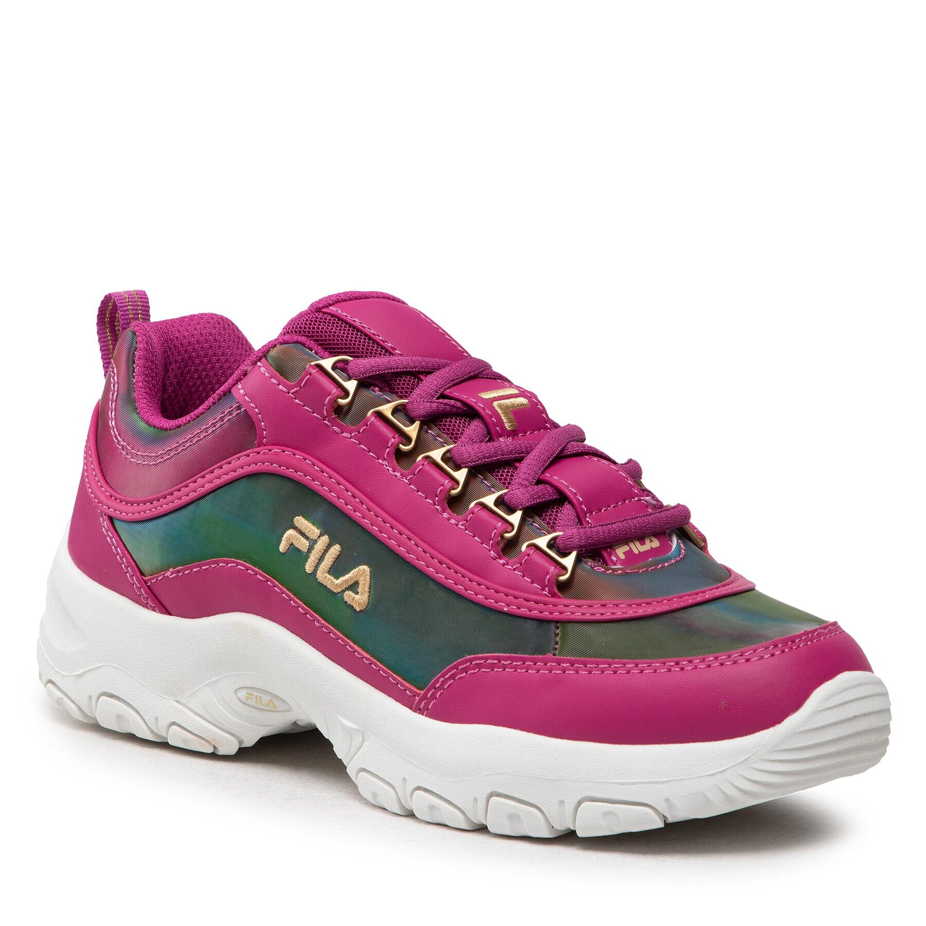 Fila Сникърси Strada Low Teens FFT0010.40020 Розов - Pepit.bg