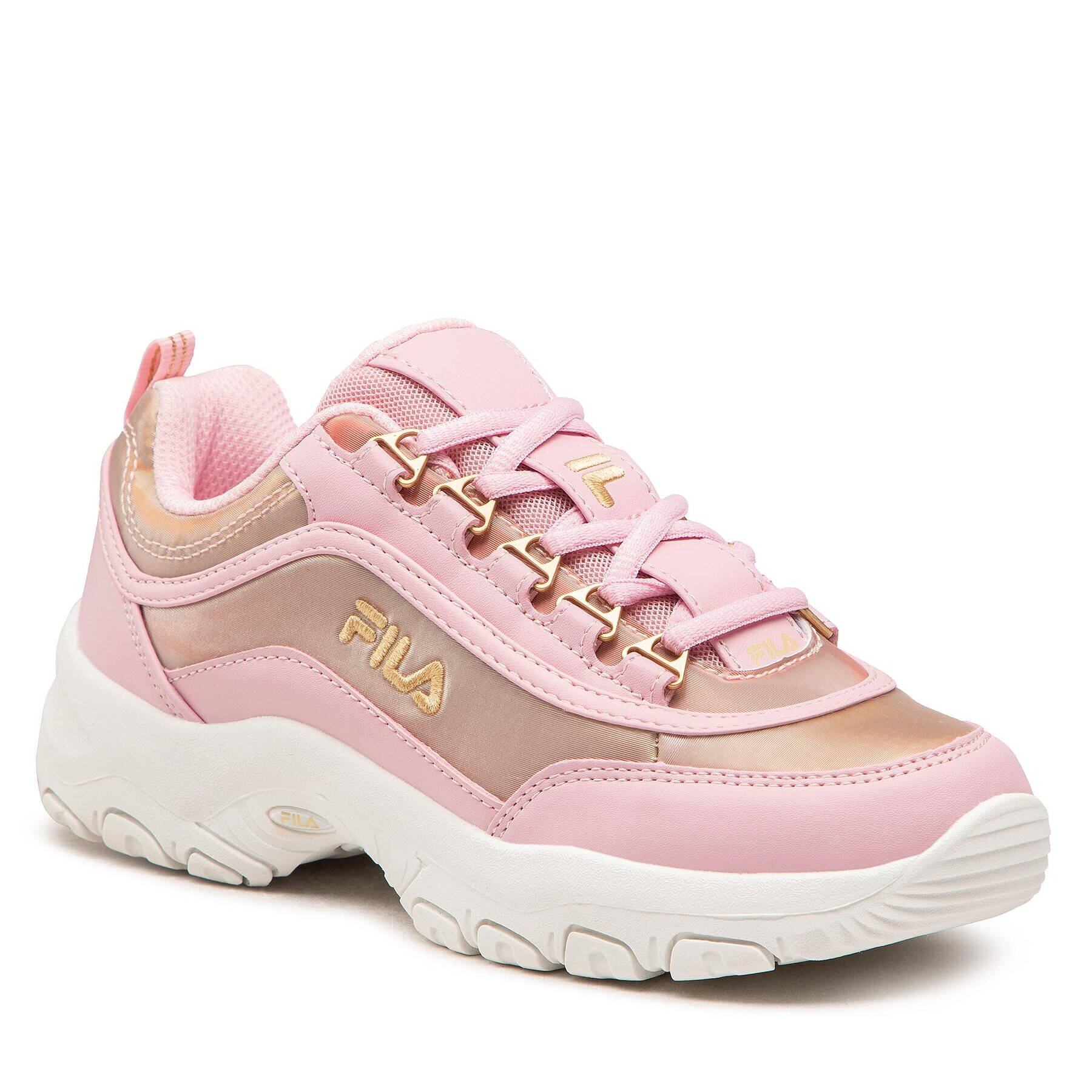 Fila Сникърси Strada Low Teens FFT0010.40036 Розов - Pepit.bg