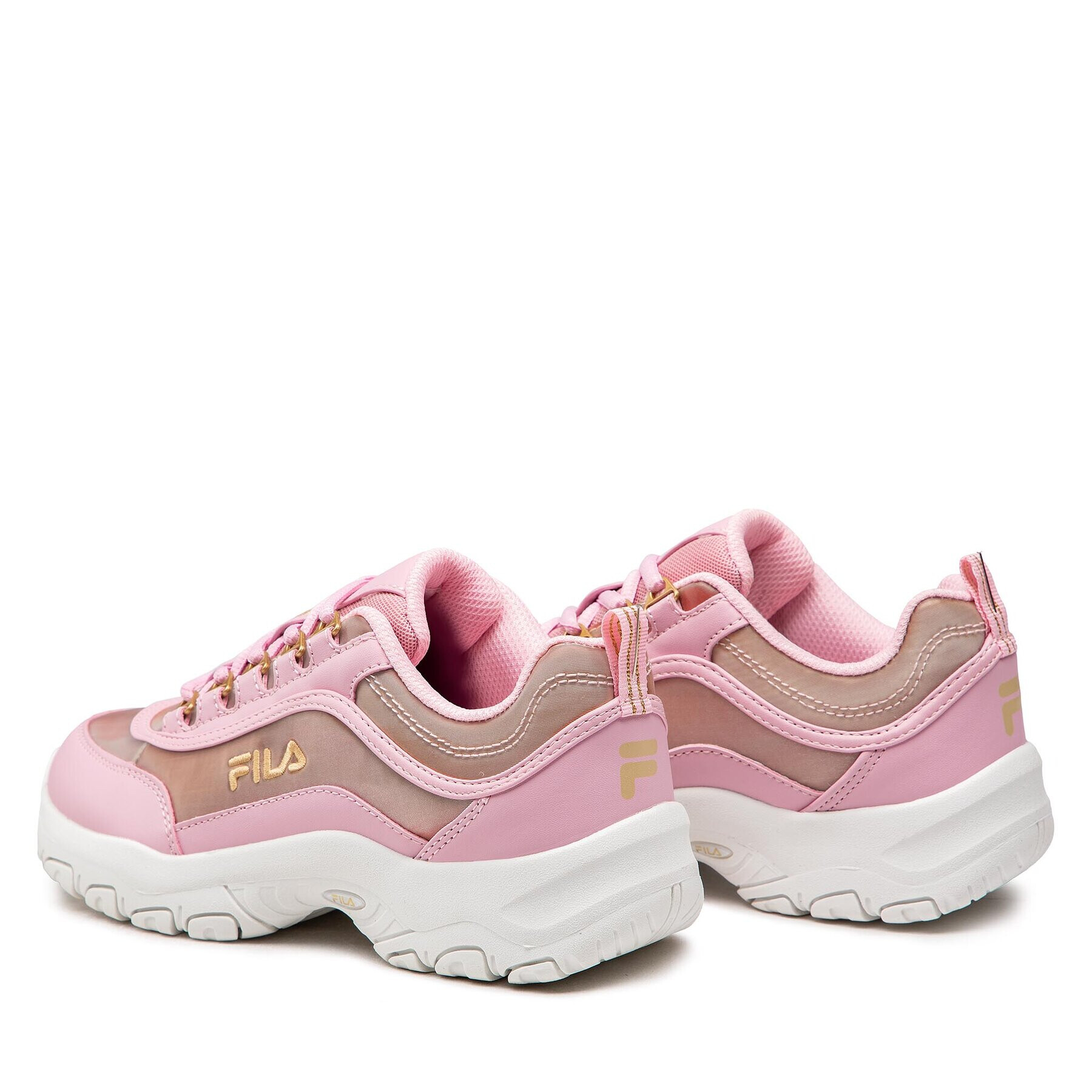 Fila Сникърси Strada Low Teens FFT0010.40036 Розов - Pepit.bg