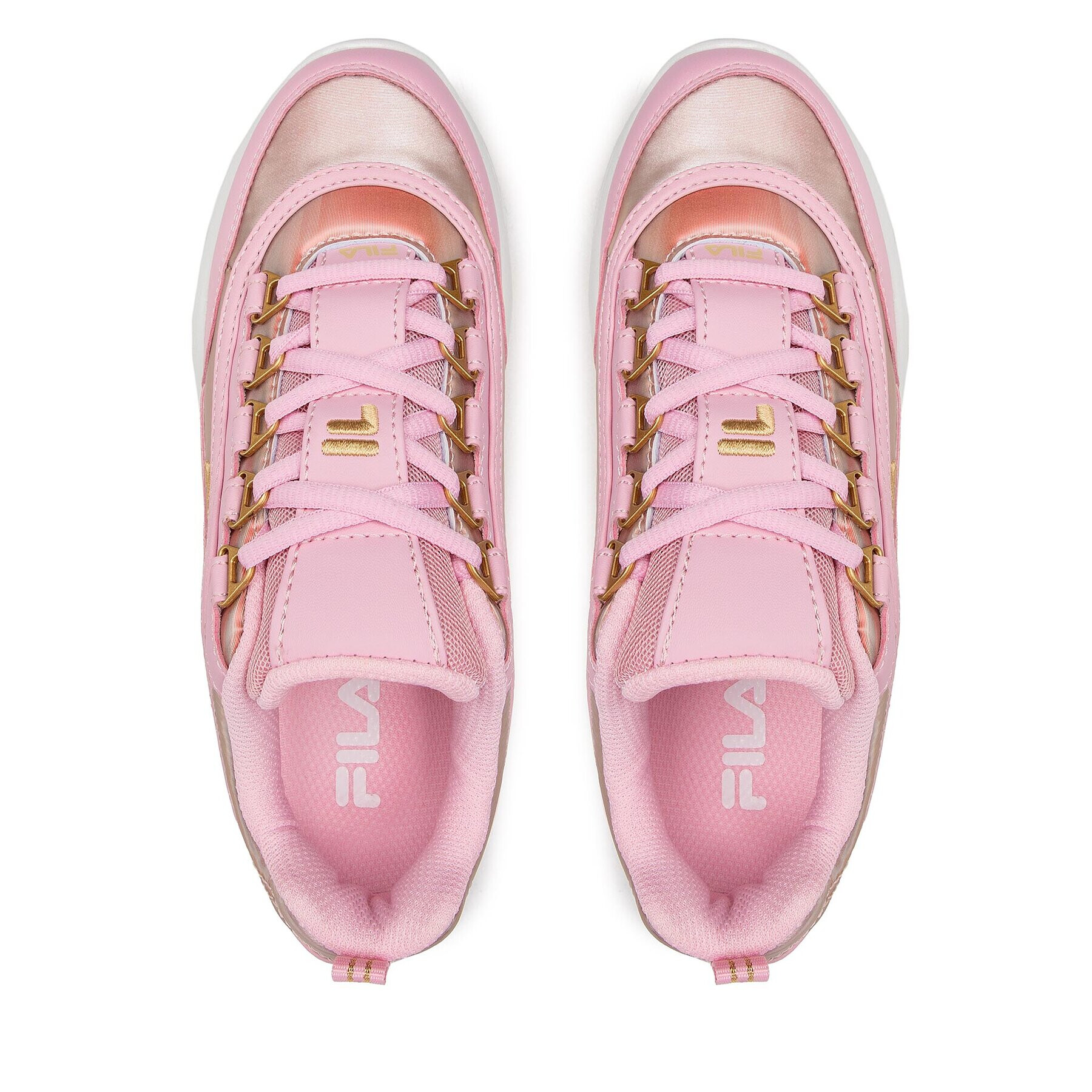 Fila Сникърси Strada Low Teens FFT0010.40036 Розов - Pepit.bg