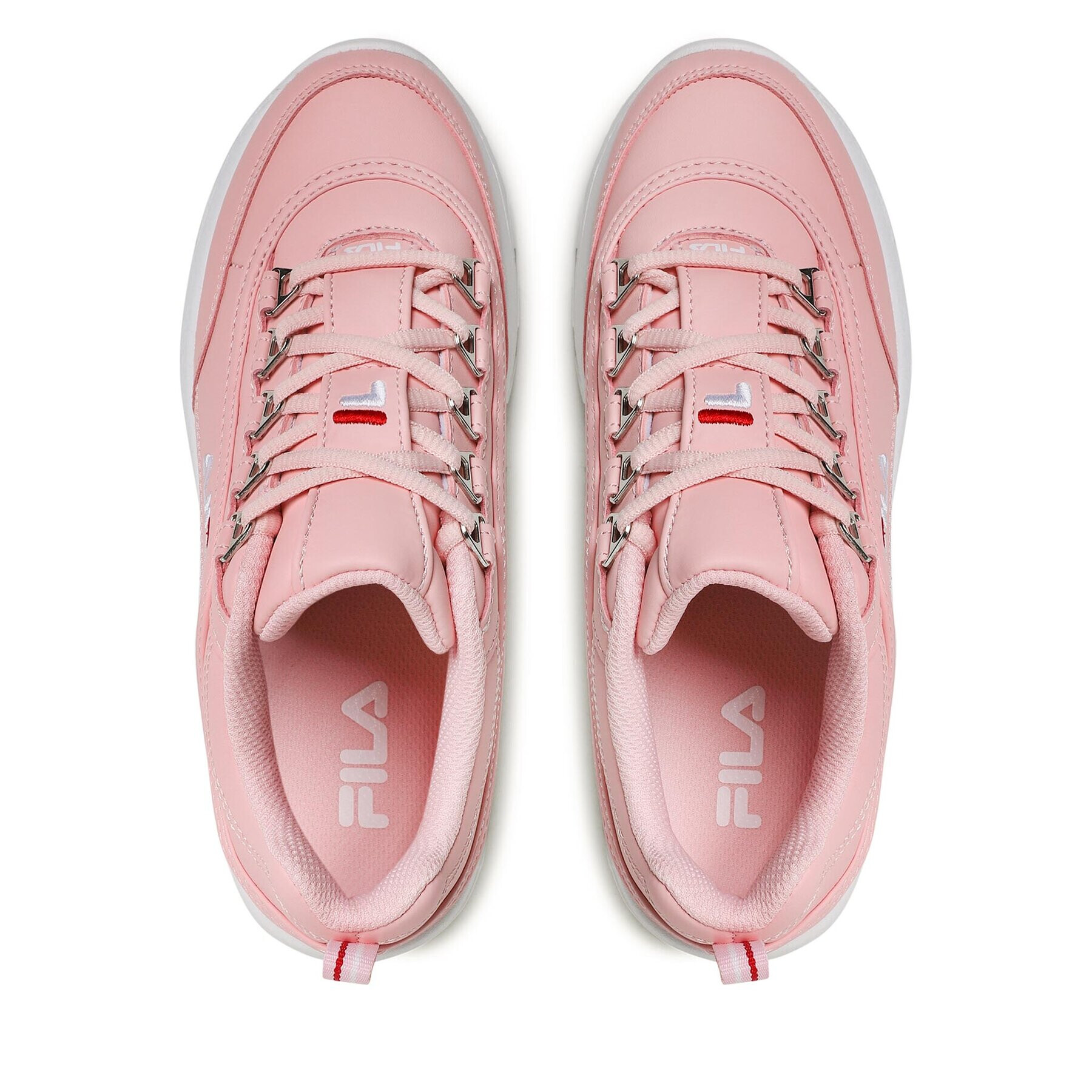 Fila Сникърси Strada Teens FFT0009.40063 Розов - Pepit.bg