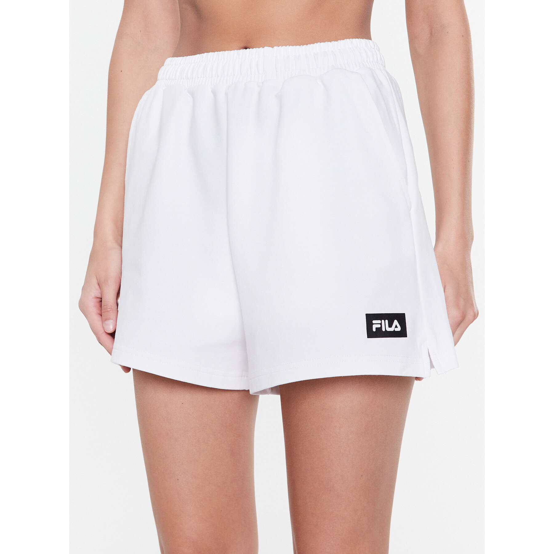 Fila Спортни шорти Banaz FAW0138 Бял Regular Fit - Pepit.bg