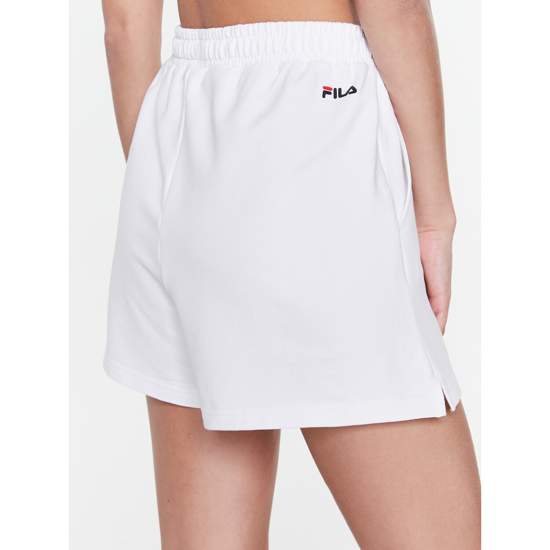 Fila Спортни шорти Banaz FAW0138 Бял Regular Fit - Pepit.bg