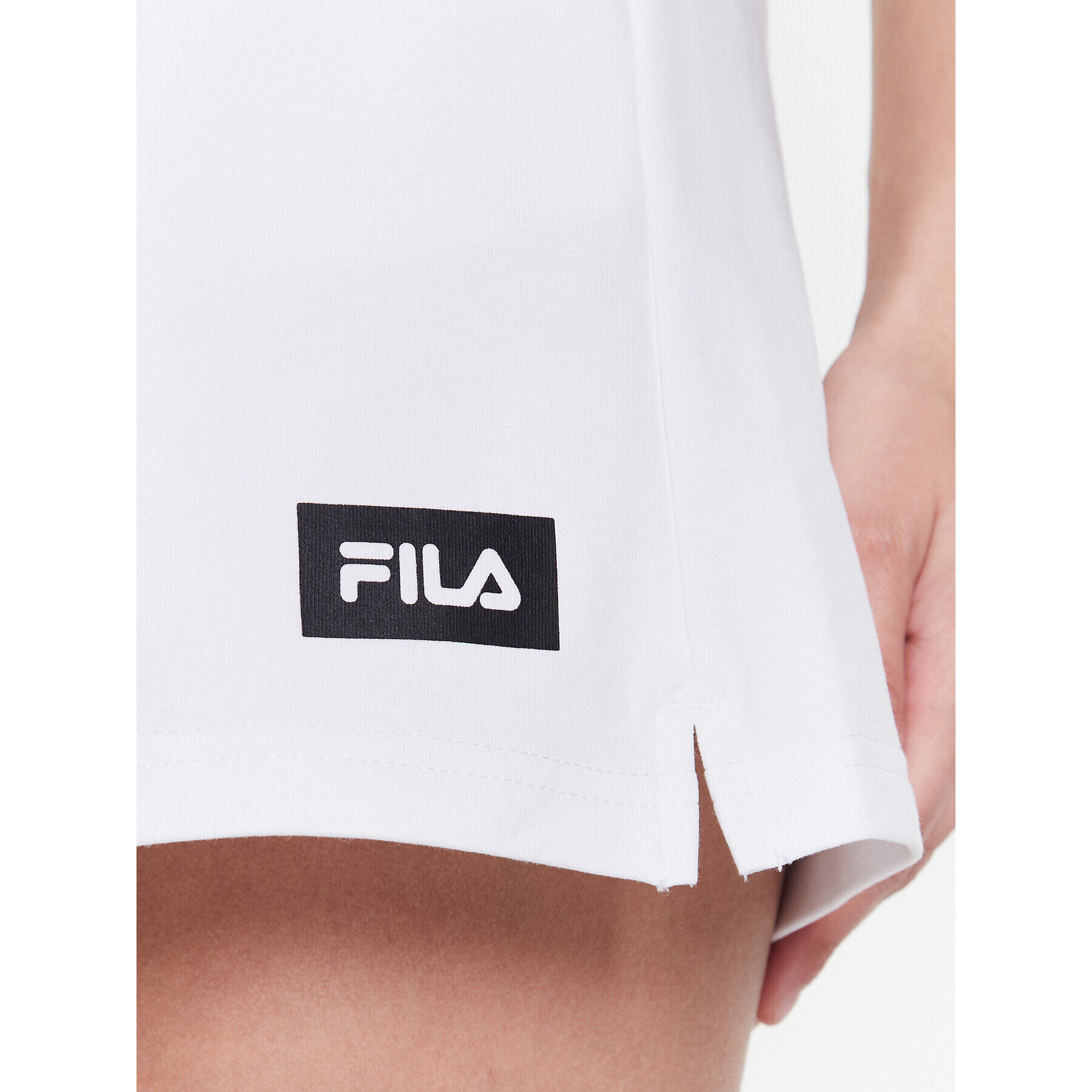 Fila Спортни шорти Banaz FAW0138 Бял Regular Fit - Pepit.bg