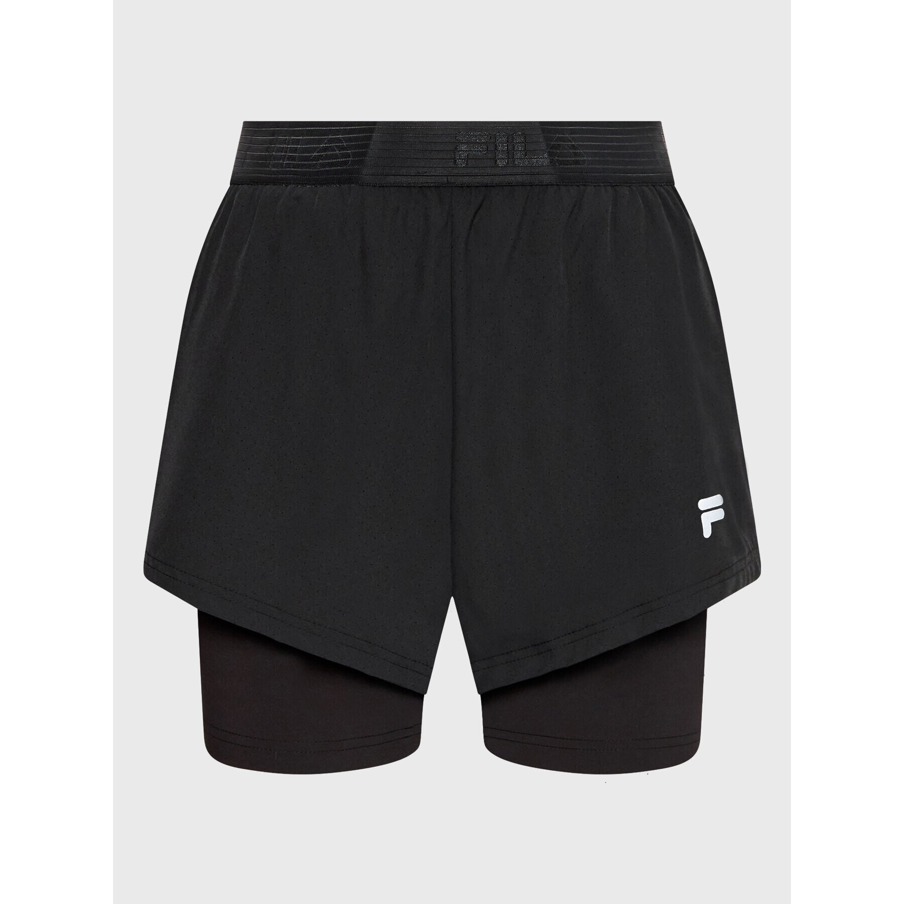 Fila Спортни шорти Racine FAW0200 Черен Loose Fit - Pepit.bg