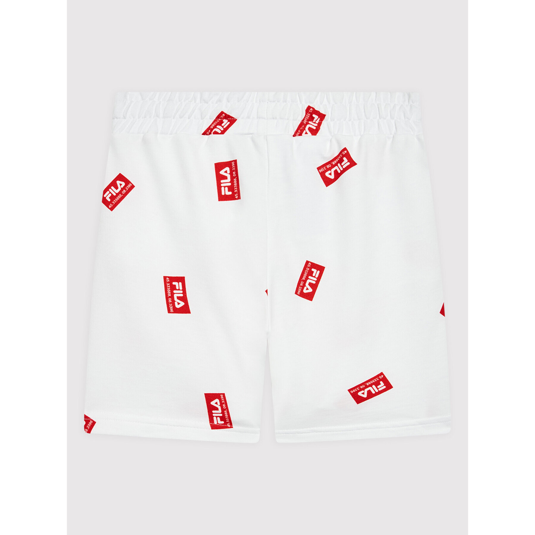 Fila Спортни шорти Teningen FAT0056 Бял Regular Fit - Pepit.bg
