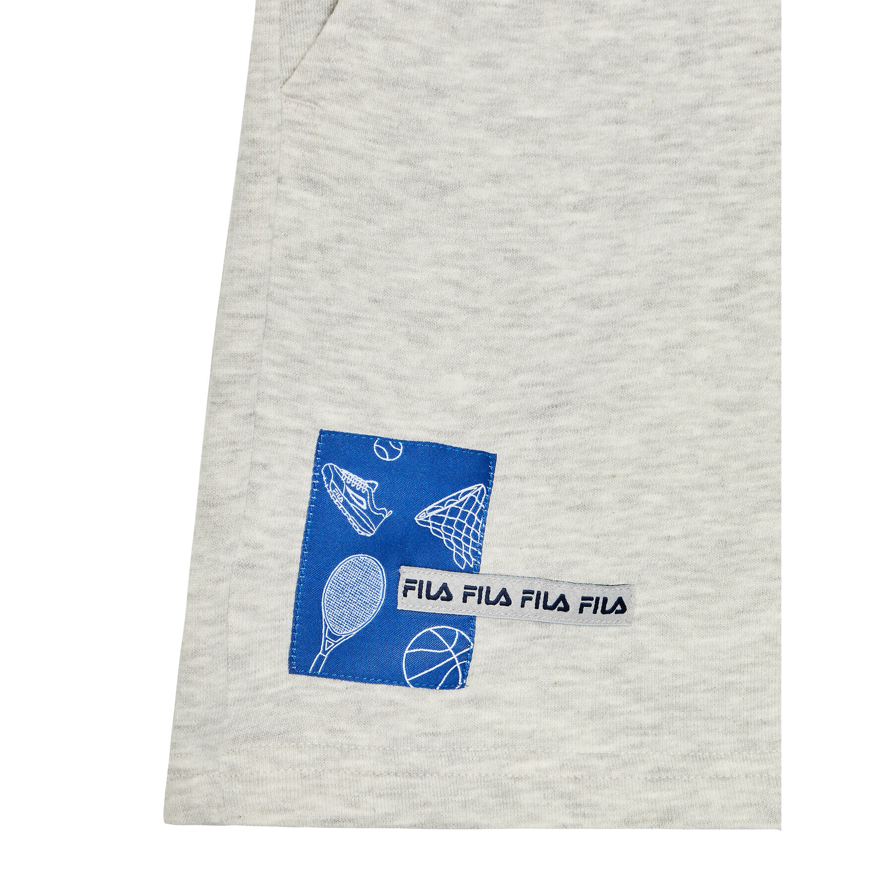 Fila Спортни шорти Twedt FAT0041 Сив Regular Fit - Pepit.bg