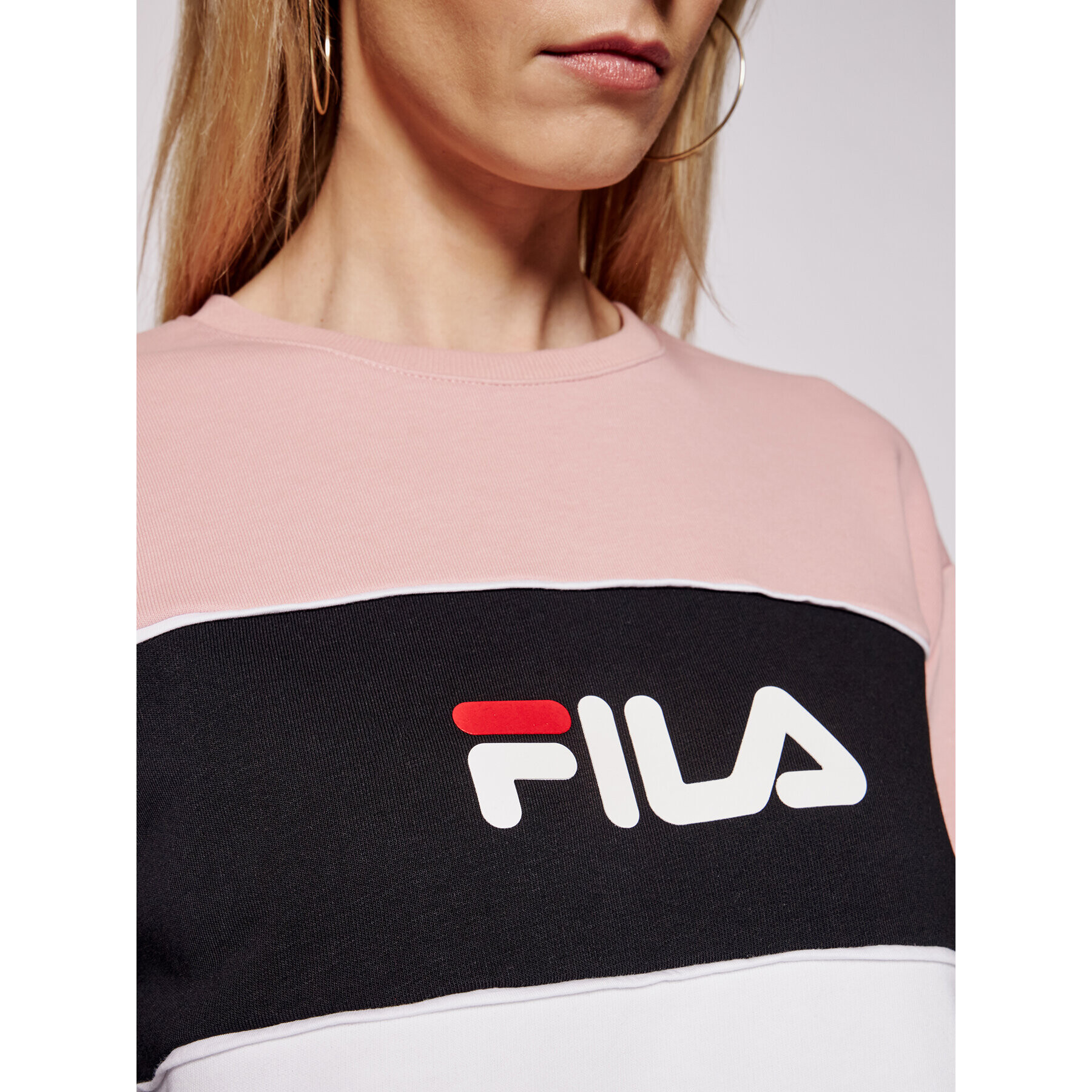 Fila Суитшърт Amina 688489 Розов Regular Fit - Pepit.bg