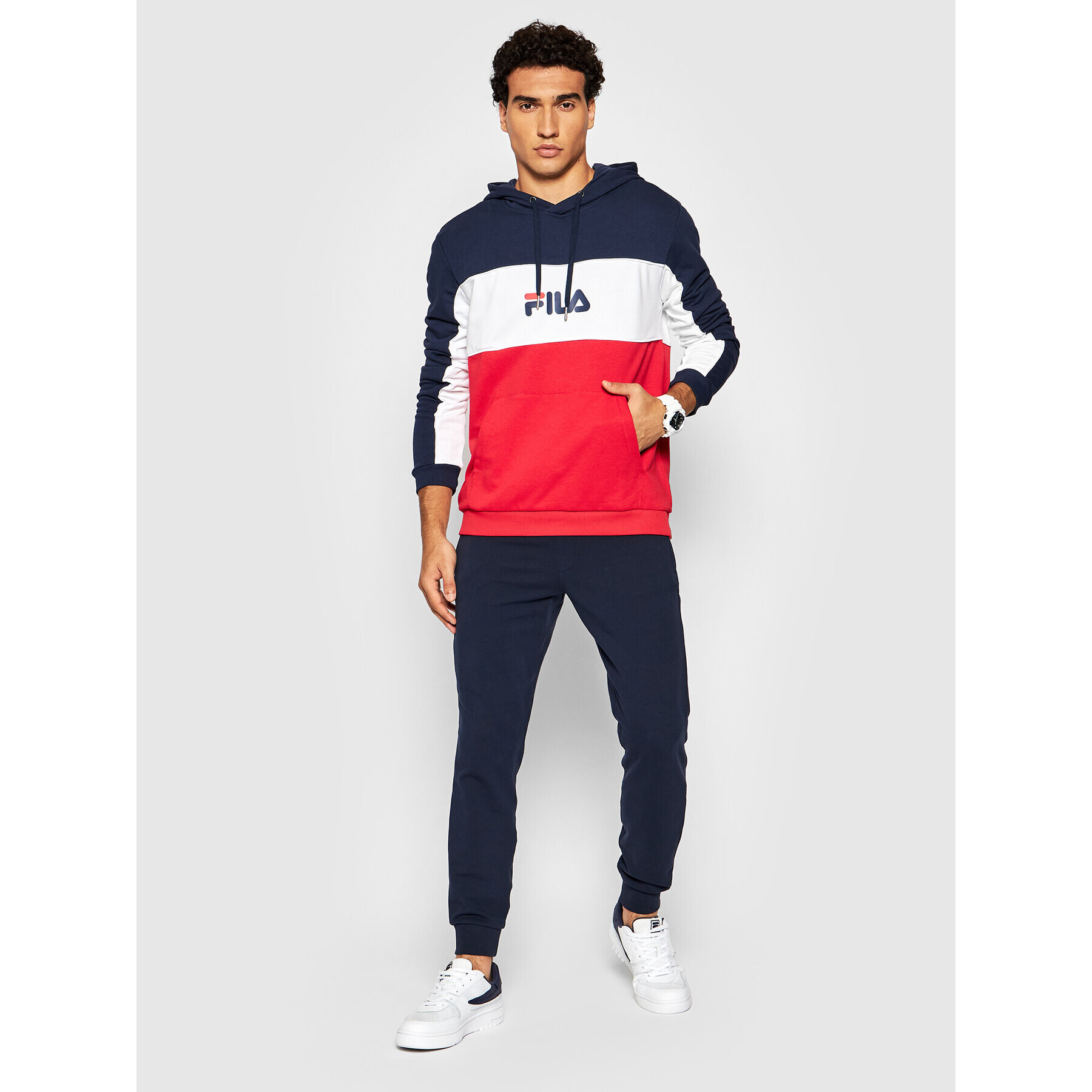 Fila Суитшърт Analu 688466 Червен Regular Fit - Pepit.bg