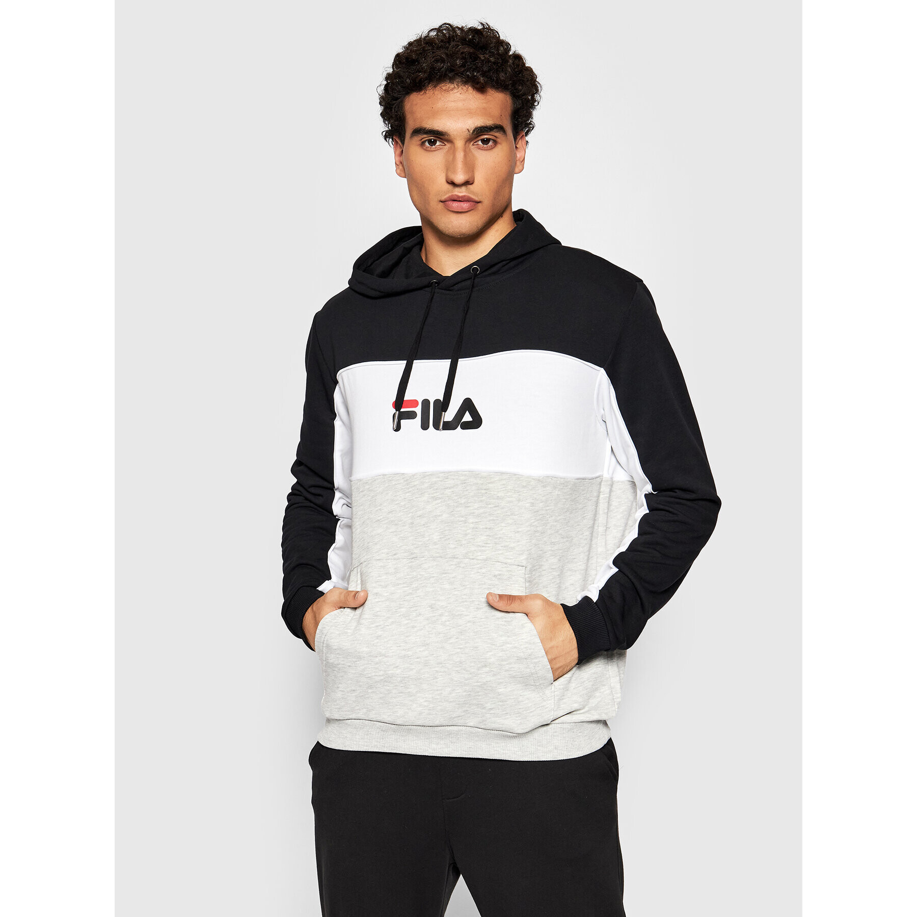Fila Суитшърт Analu 688466 Сив Regular Fit - Pepit.bg