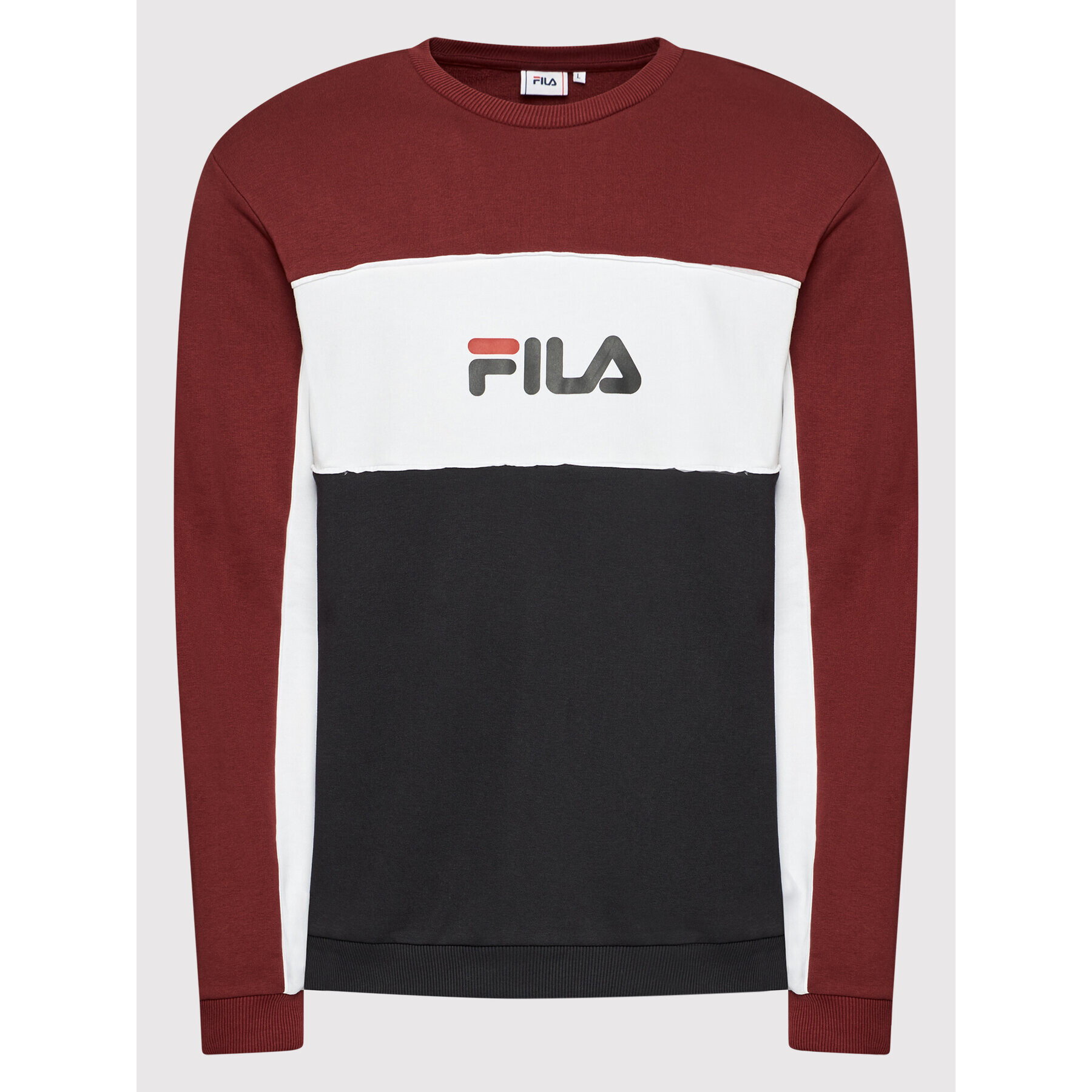 Fila Суитшърт Aqil Blocked Crew 688467 Цветен Regular Fit - Pepit.bg