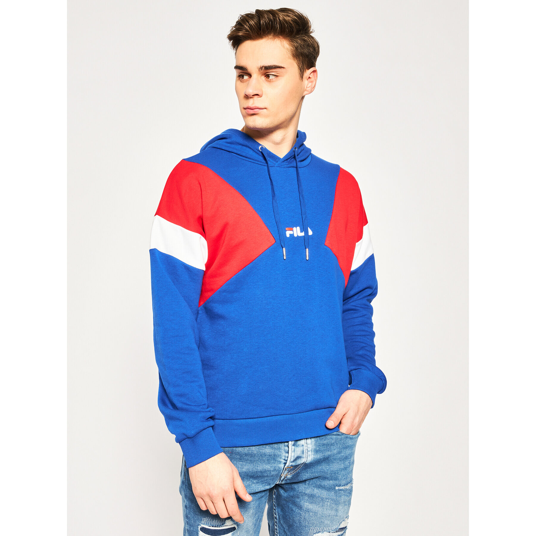 Fila Суитшърт Bade 687480 Син Regular Fit - Pepit.bg