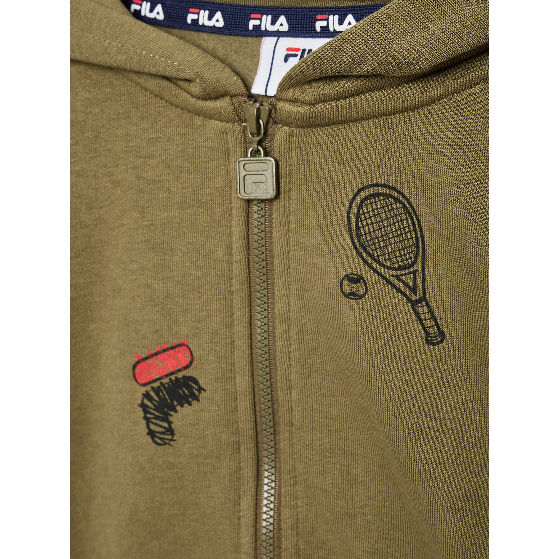 Fila Суитшърт Bakersield 771175 Зелен Regular Fit - Pepit.bg