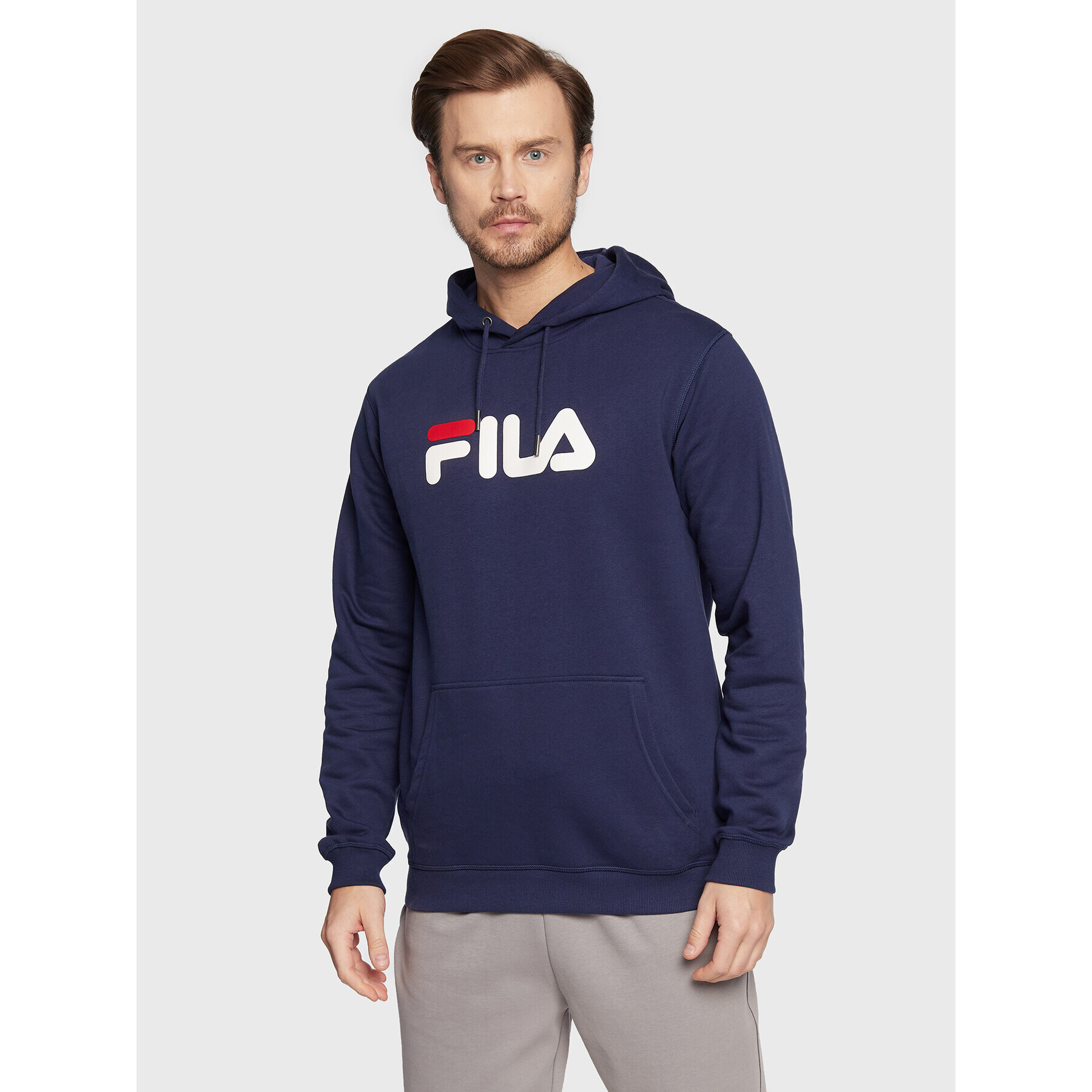 Fila Суитшърт Barumini Hoody Тъмносин Regular Fit - Pepit.bg