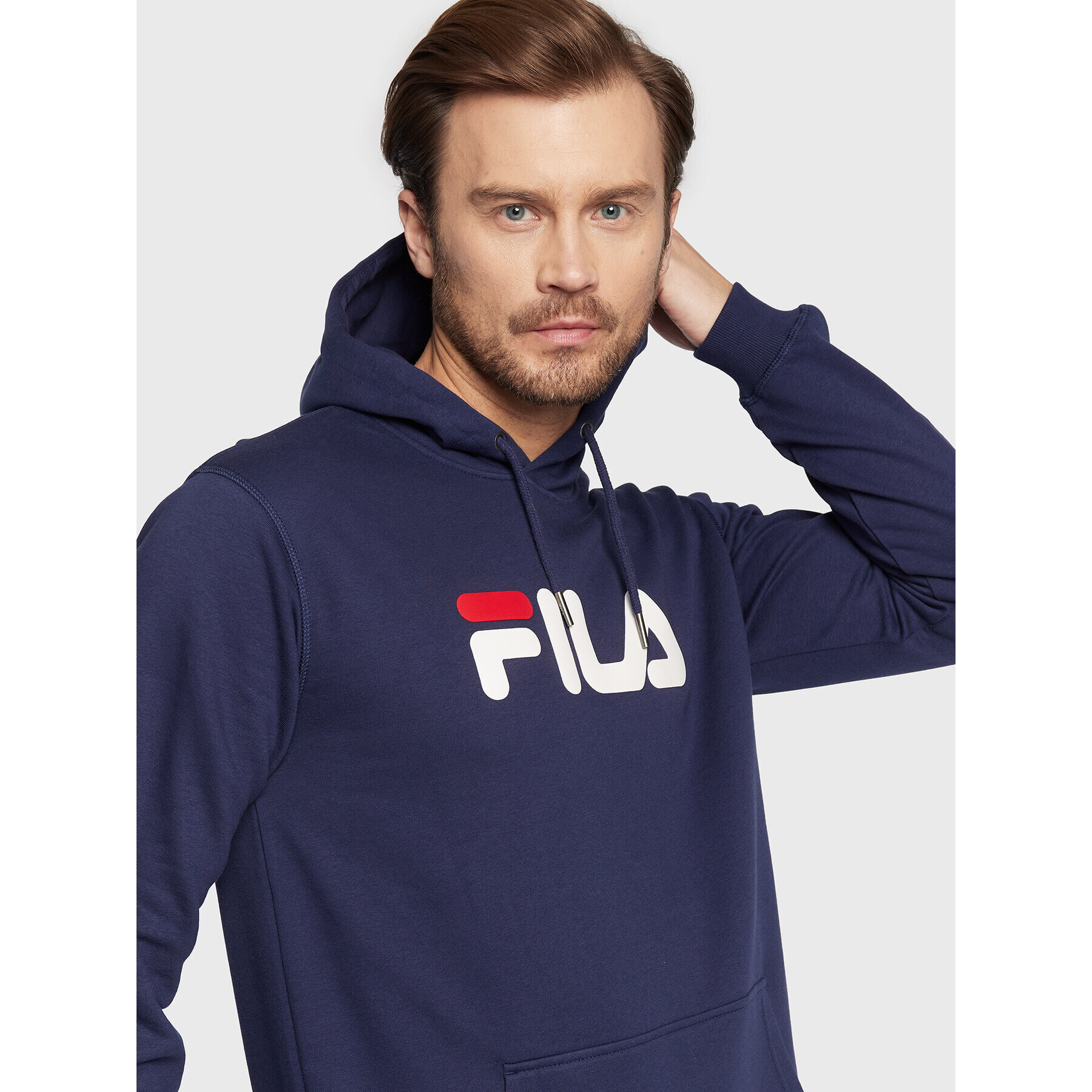 Fila Суитшърт Barumini Hoody Тъмносин Regular Fit - Pepit.bg