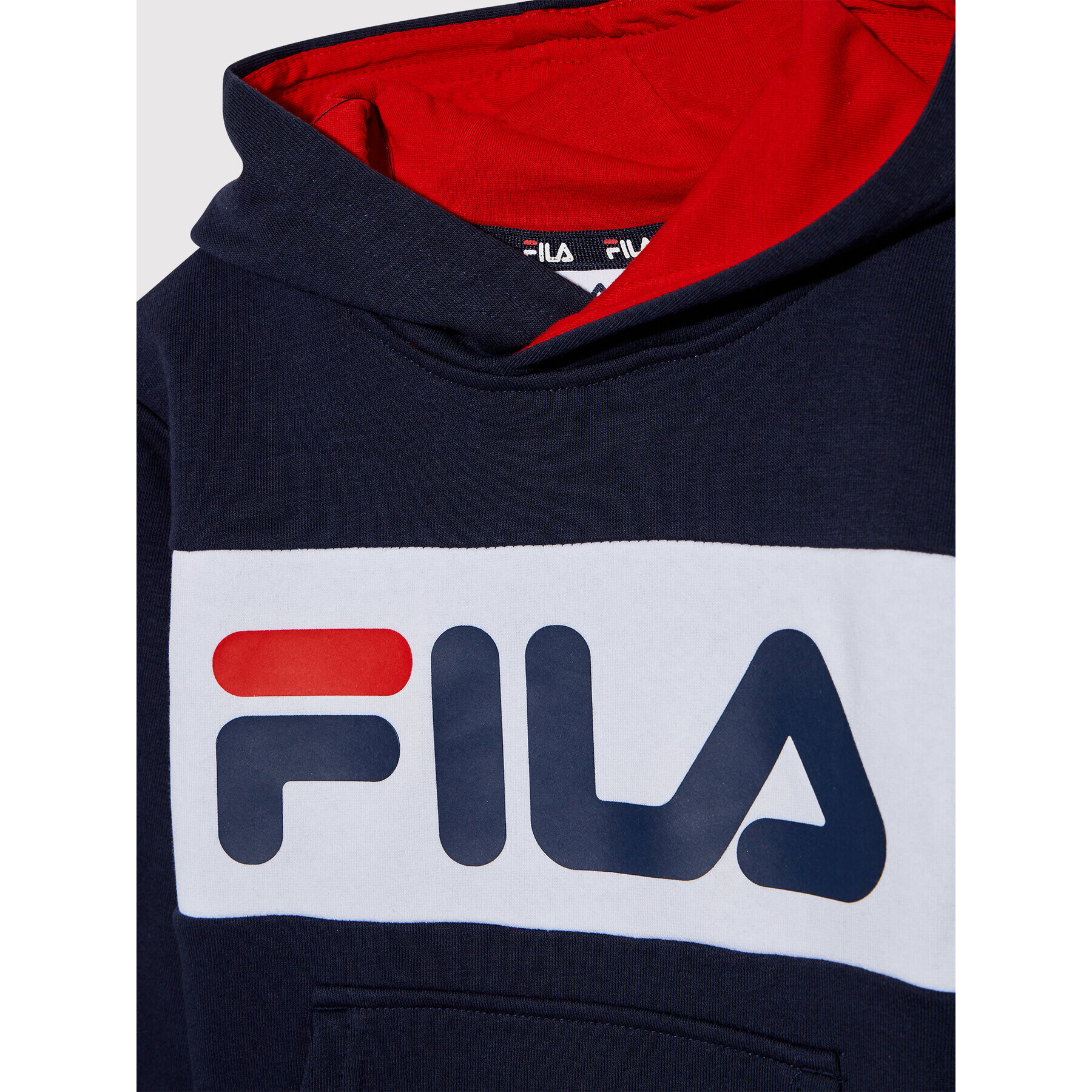 Fila Суитшърт Ben 688020 Тъмносин Regular Fit - Pepit.bg