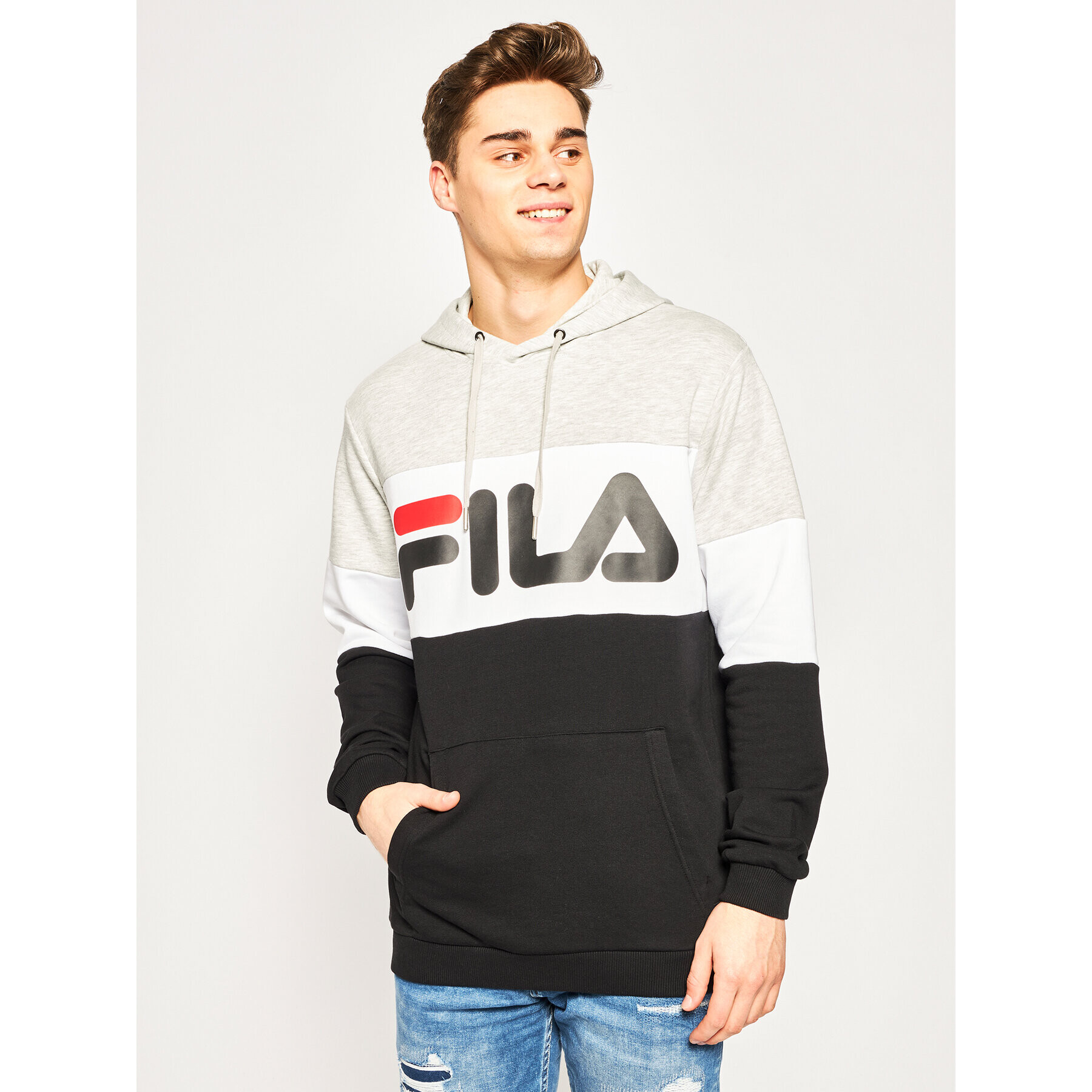 Fila Суитшърт Blocked 688051 Цветен Regular Fit - Pepit.bg