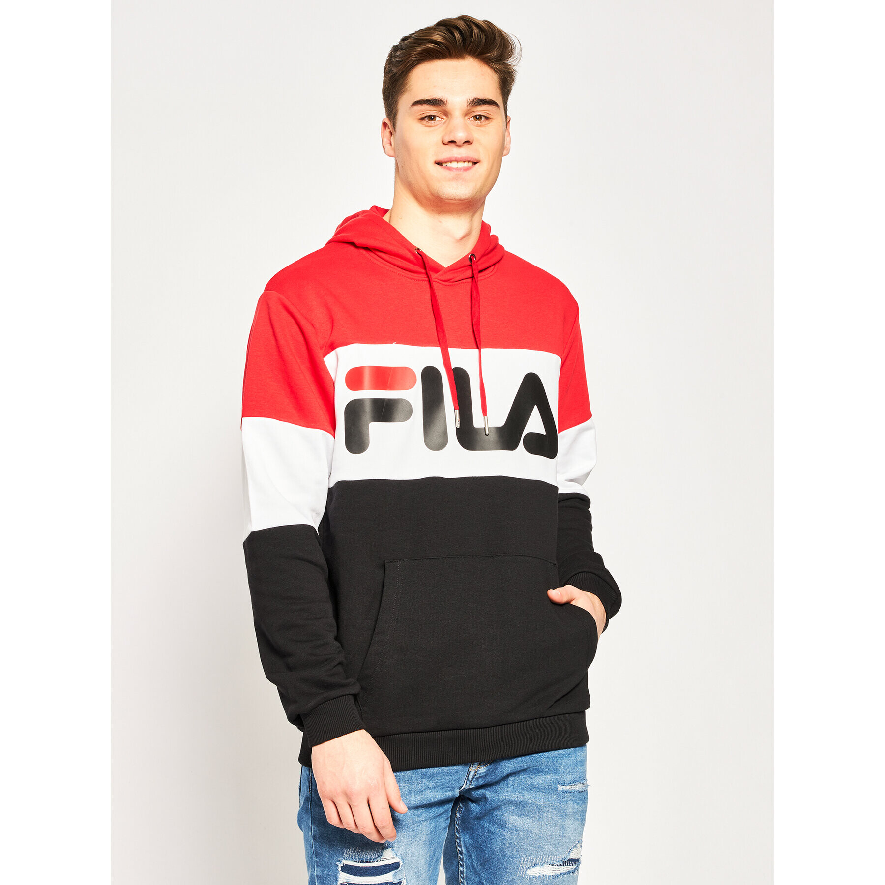 Fila Суитшърт Blocked 688051 Цветен Regular Fit - Pepit.bg