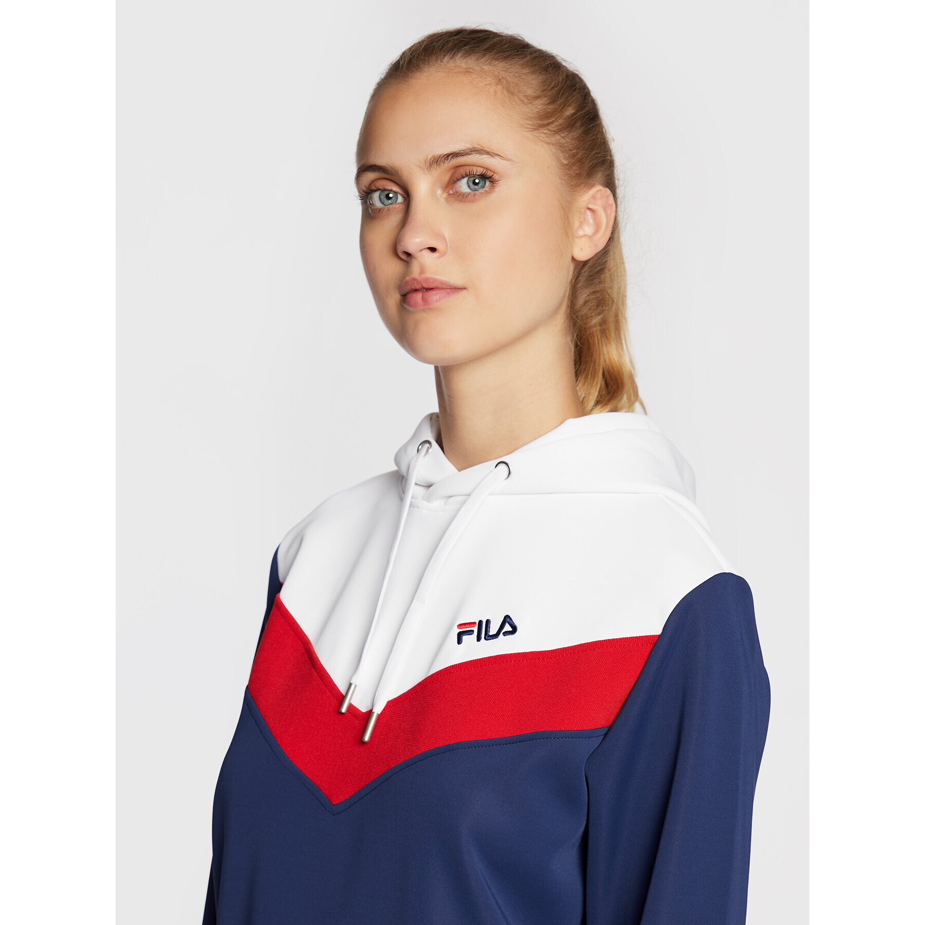 Fila Суитшърт Bosa FAW0273 Тъмносин Regular Fit - Pepit.bg