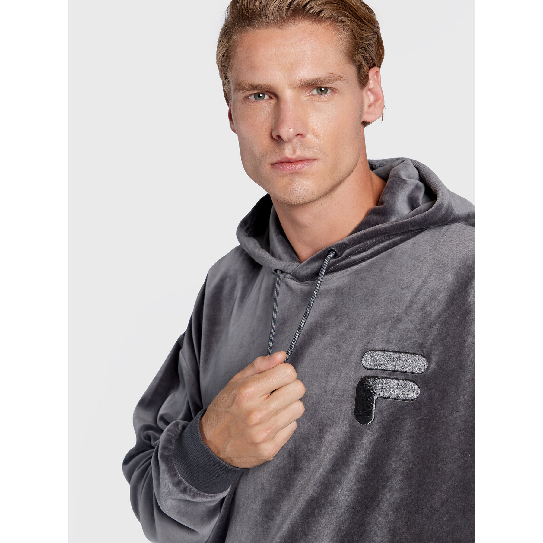 Fila Суитшърт Chartres FAM0142 Сив Regular Fit - Pepit.bg