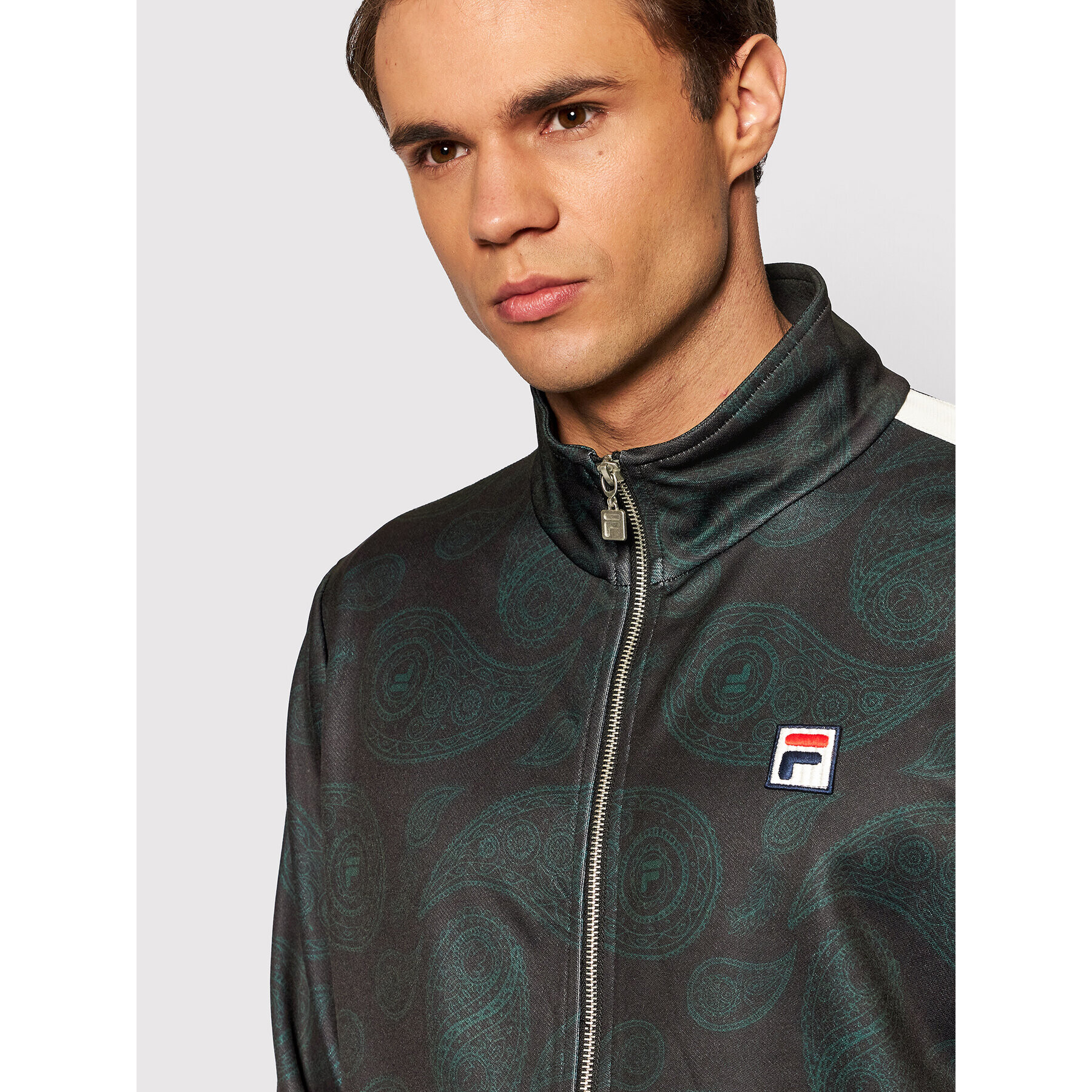 Fila Суитшърт Chas Aop 688982 Черен Regular Fit - Pepit.bg