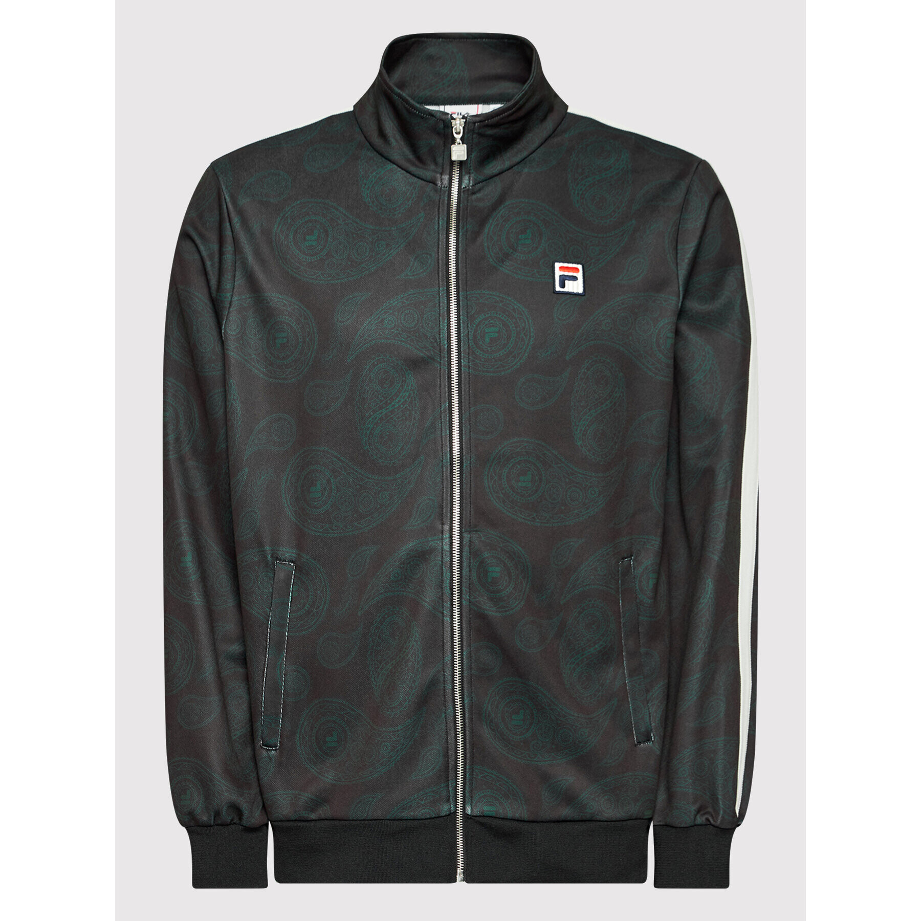 Fila Суитшърт Chas Aop 688982 Черен Regular Fit - Pepit.bg