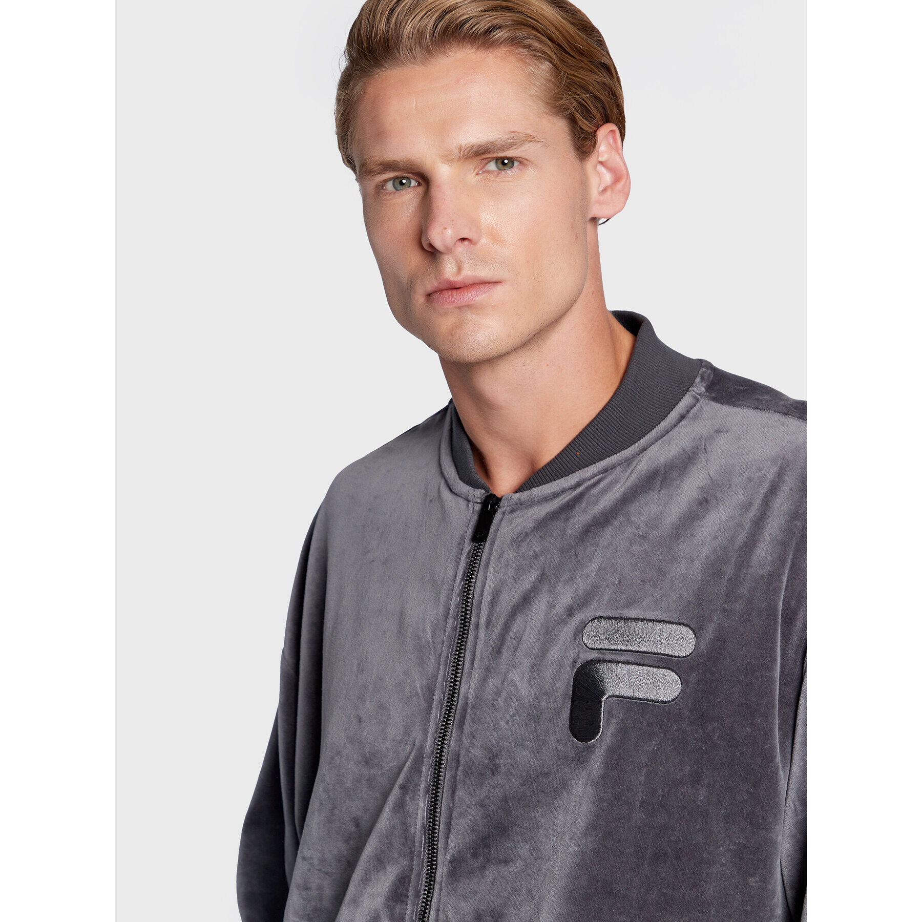 Fila Суитшърт Comacchio College FAM0166 Сив Regular Fit - Pepit.bg