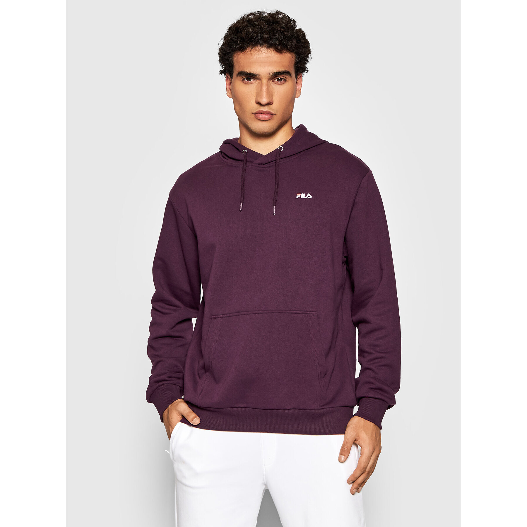 Fila Суитшърт Eben 689110 Виолетов Regular Fit - Pepit.bg