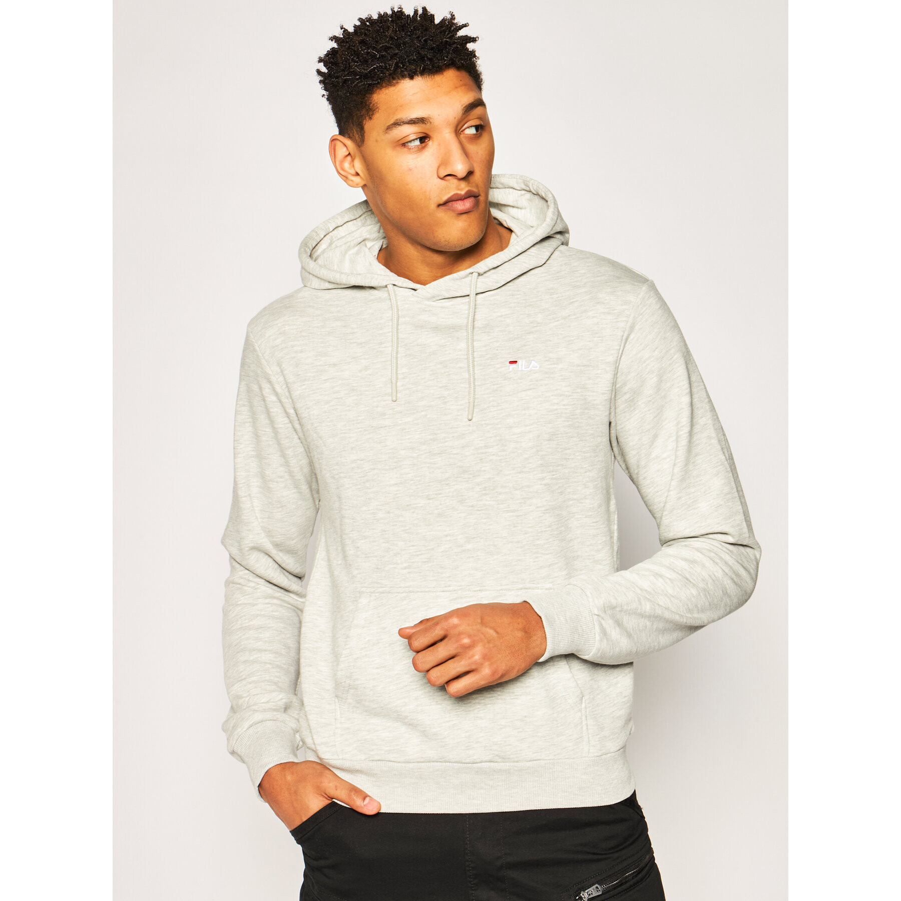 Fila Суитшърт Edison Hoody 688163 Сив Regular Fit - Pepit.bg