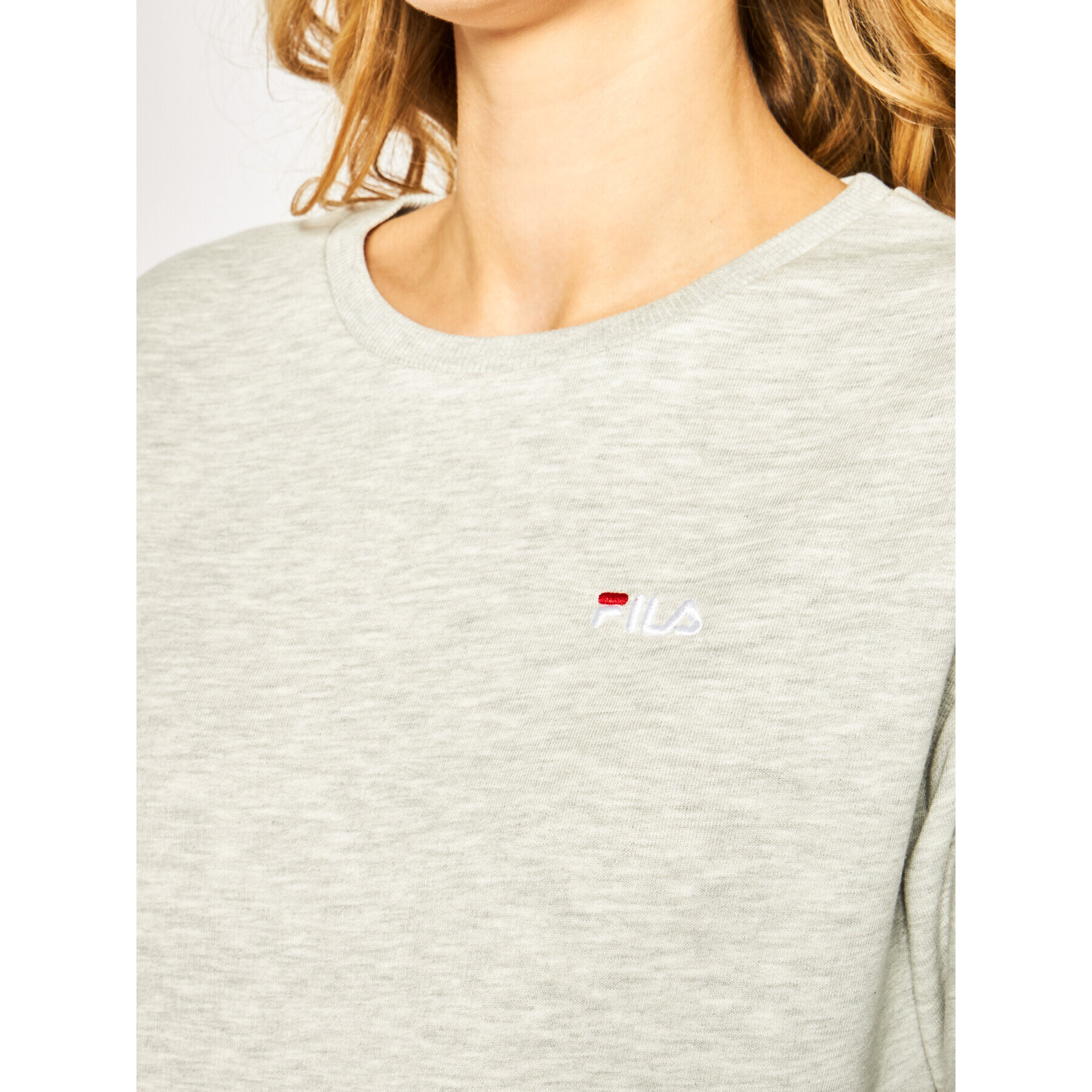 Fila Суитшърт Effie Crew 688053 Сив Regular Fit - Pepit.bg
