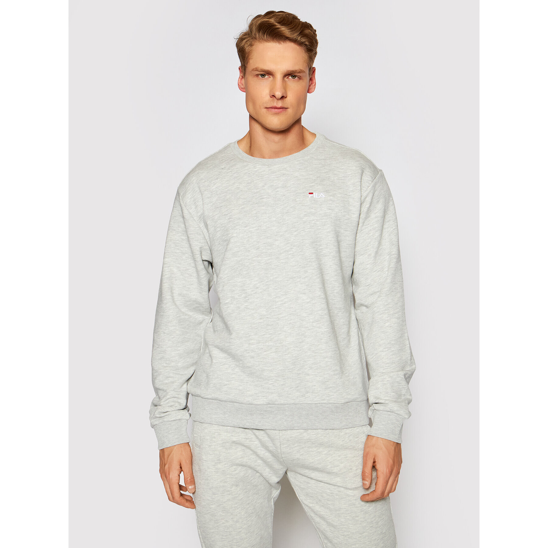 Fila Суитшърт Efim Crew 688164 Сив Regular Fit - Pepit.bg