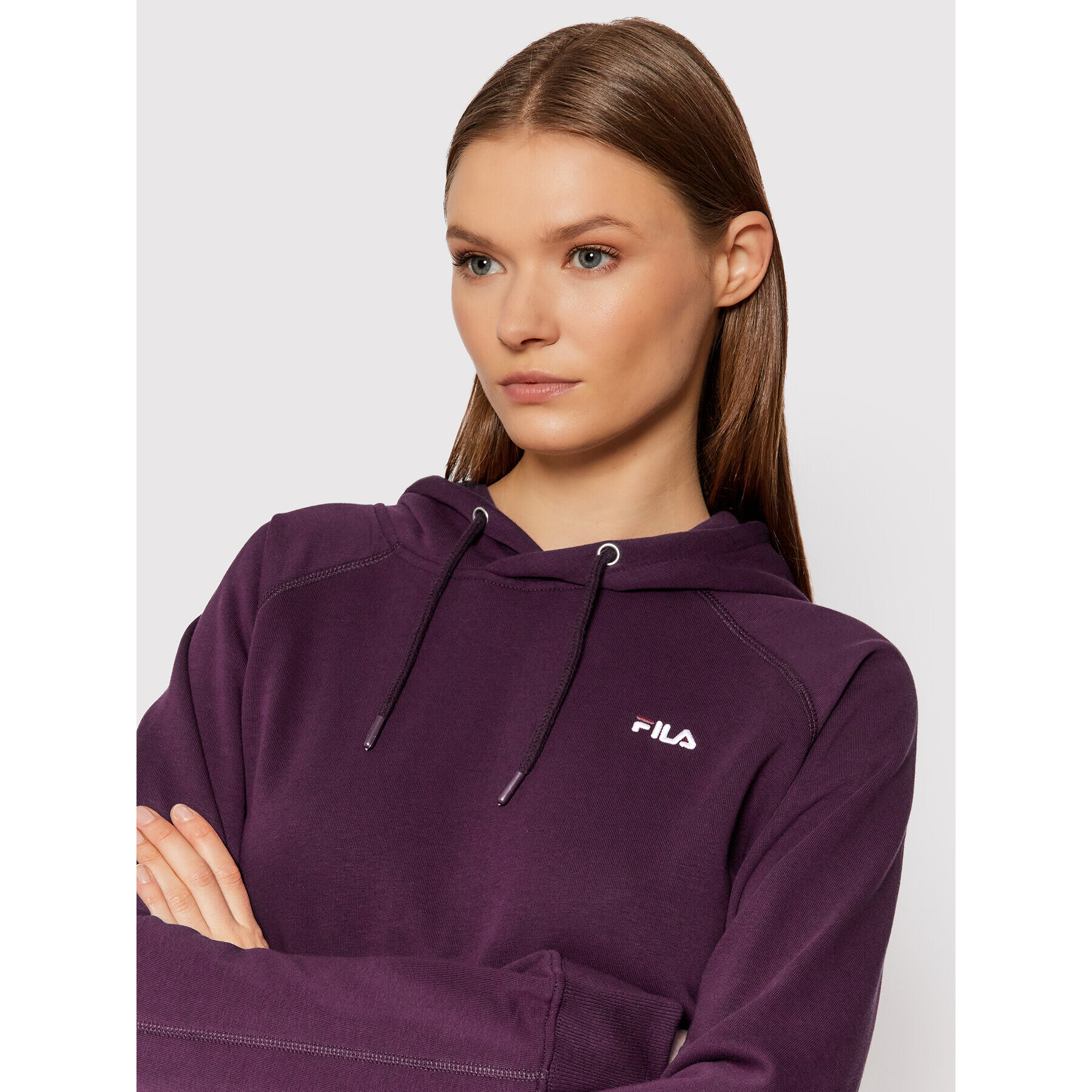 Fila Суитшърт Eilies 689120 Виолетов Regular Fit - Pepit.bg