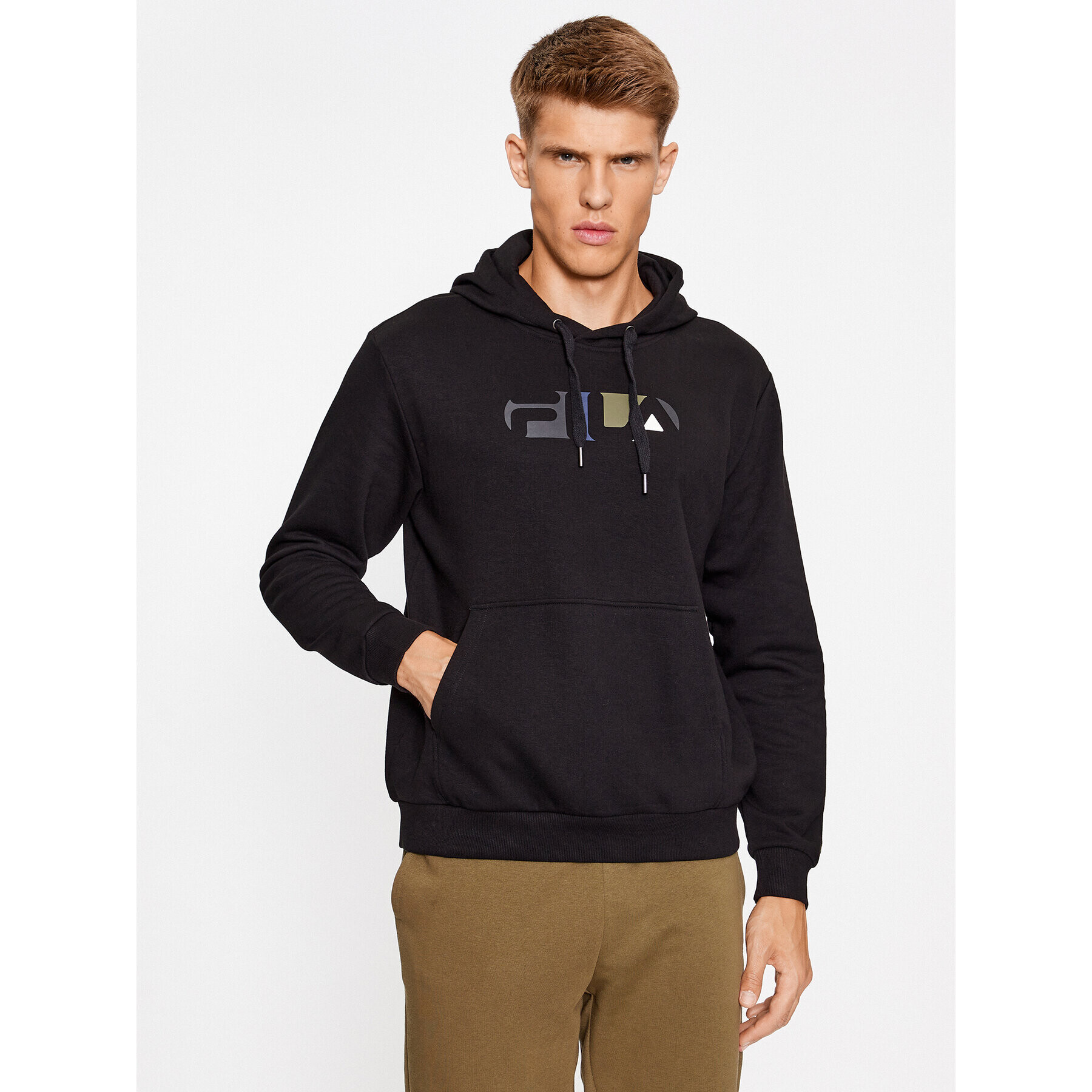 Fila Суитшърт FAM0511 Черен Regular Fit - Pepit.bg