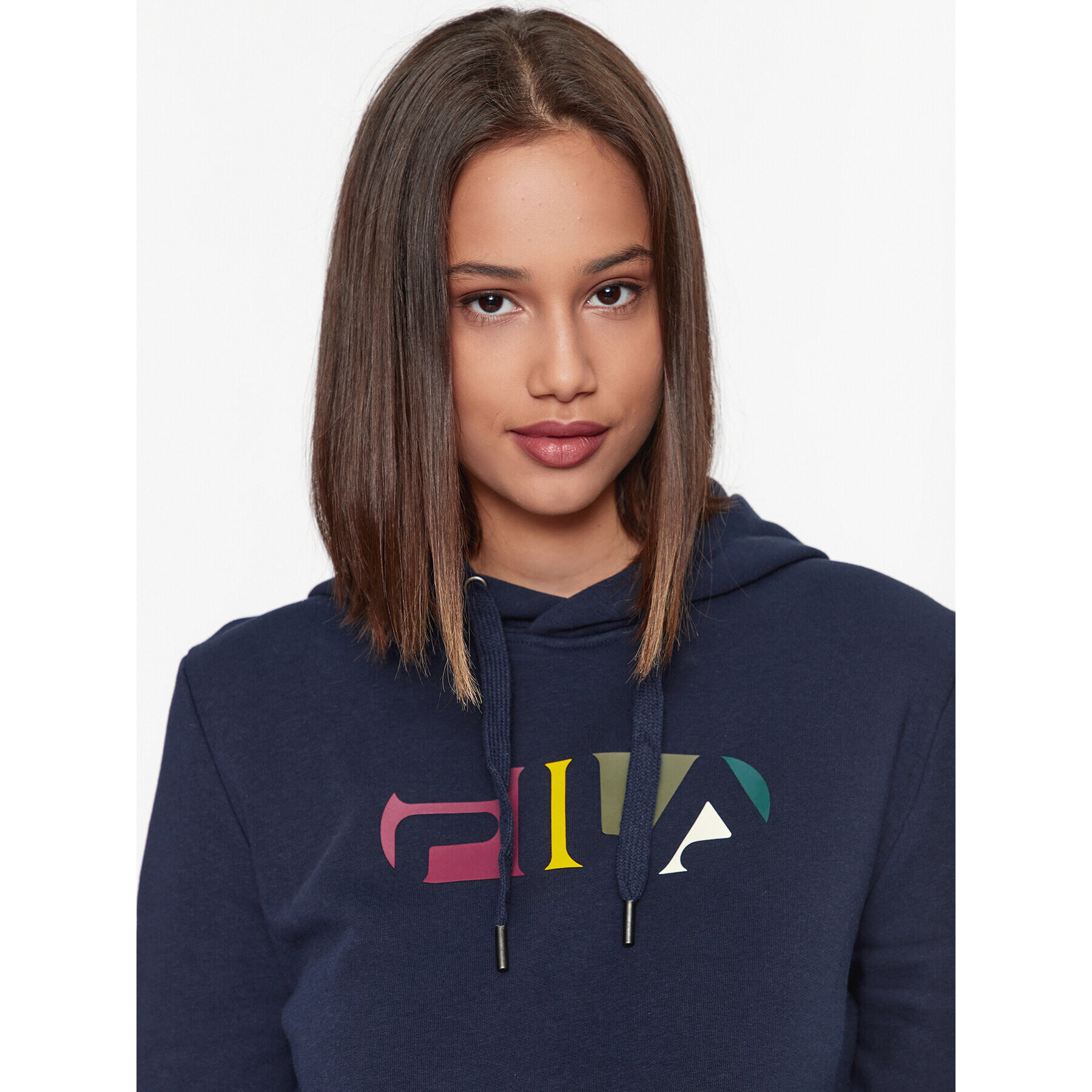 Fila Суитшърт FAW0599 Тъмносин Regular Fit - Pepit.bg