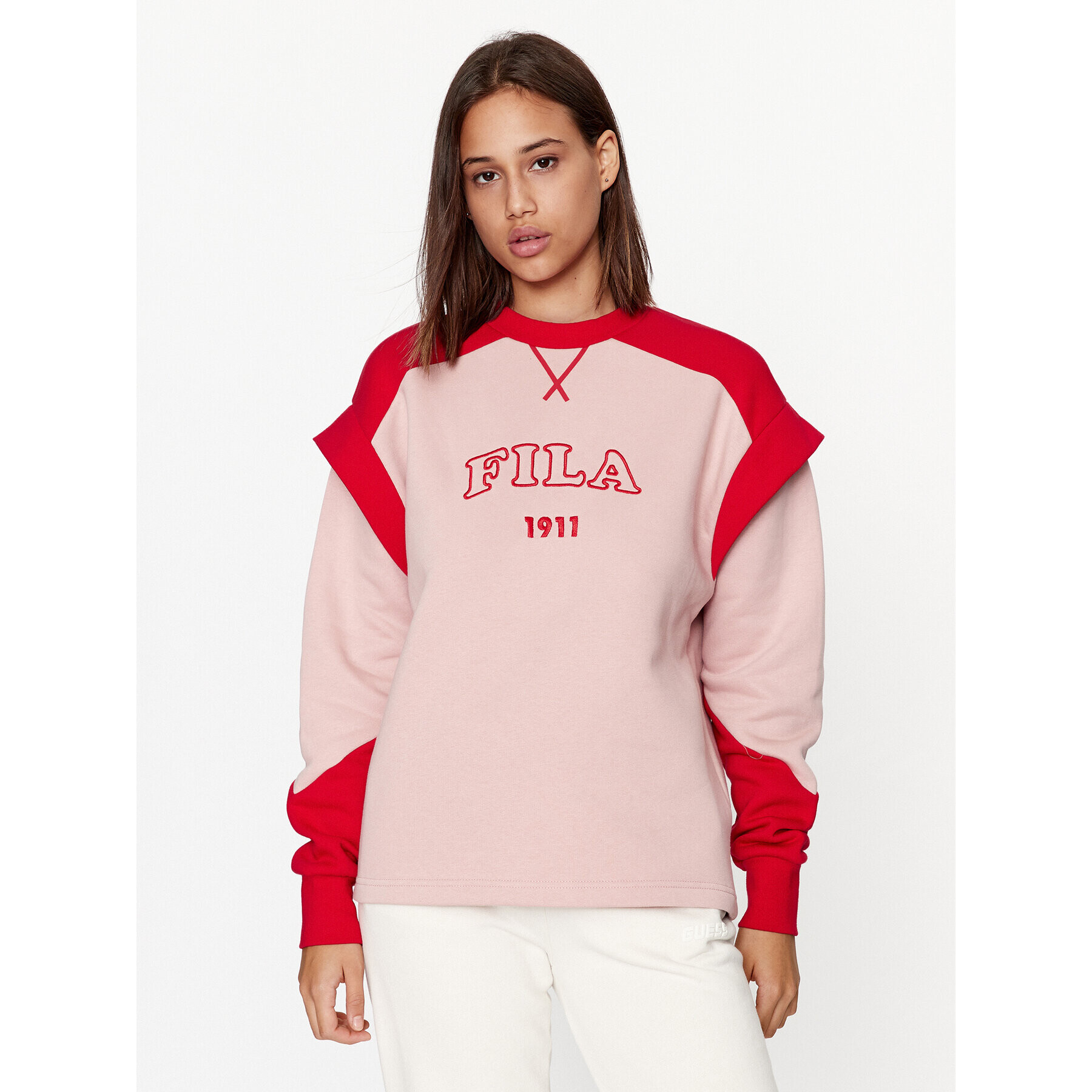 Fila Суитшърт FAW0633 Розов Regular Fit - Pepit.bg