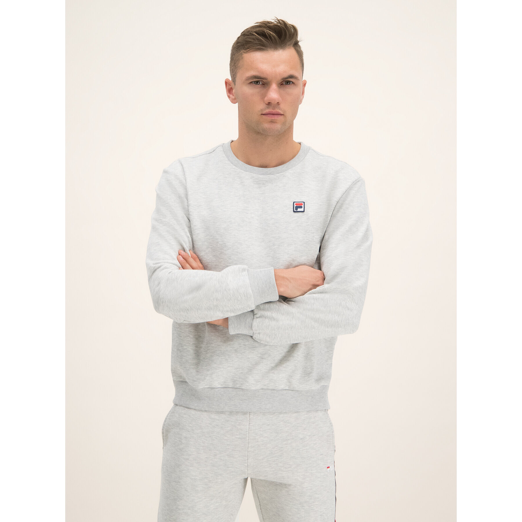 Fila Суитшърт Hector 687457 Сив Regular Fit - Pepit.bg