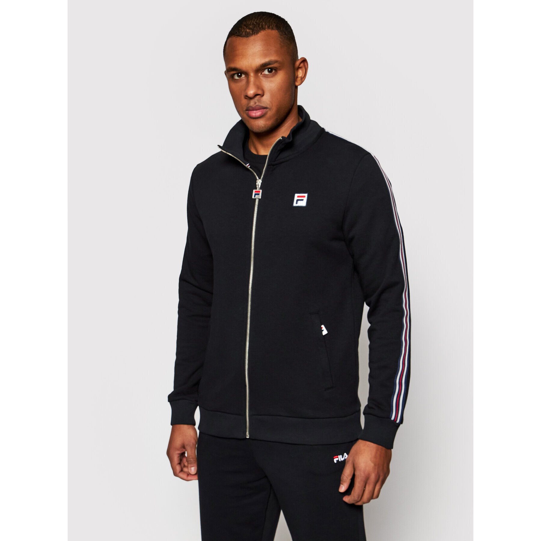 Fila Суитшърт Hemi Track 688550 Черен Regular Fit - Pepit.bg