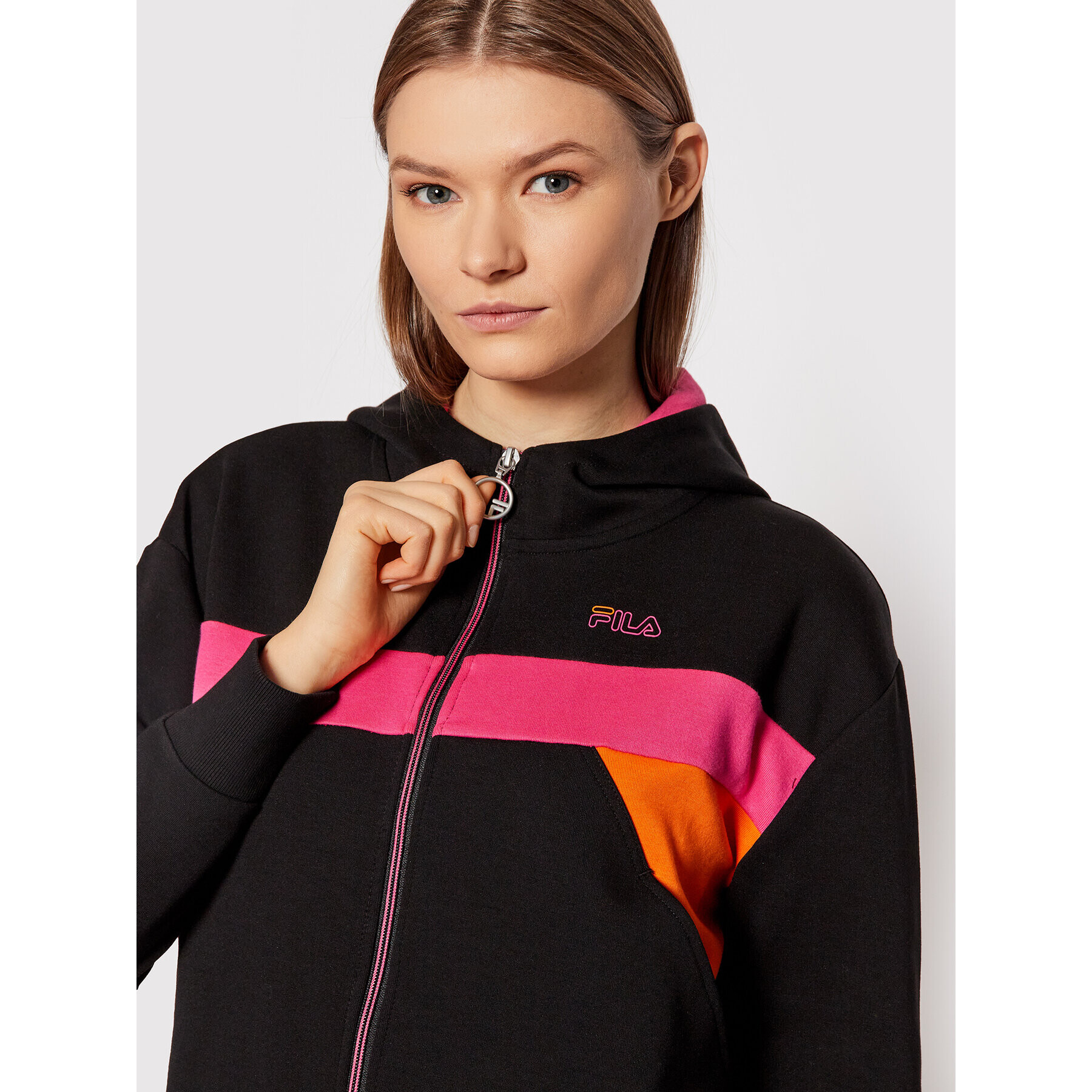 Fila Суитшърт Panju 683435 Черен Regular Fit - Pepit.bg