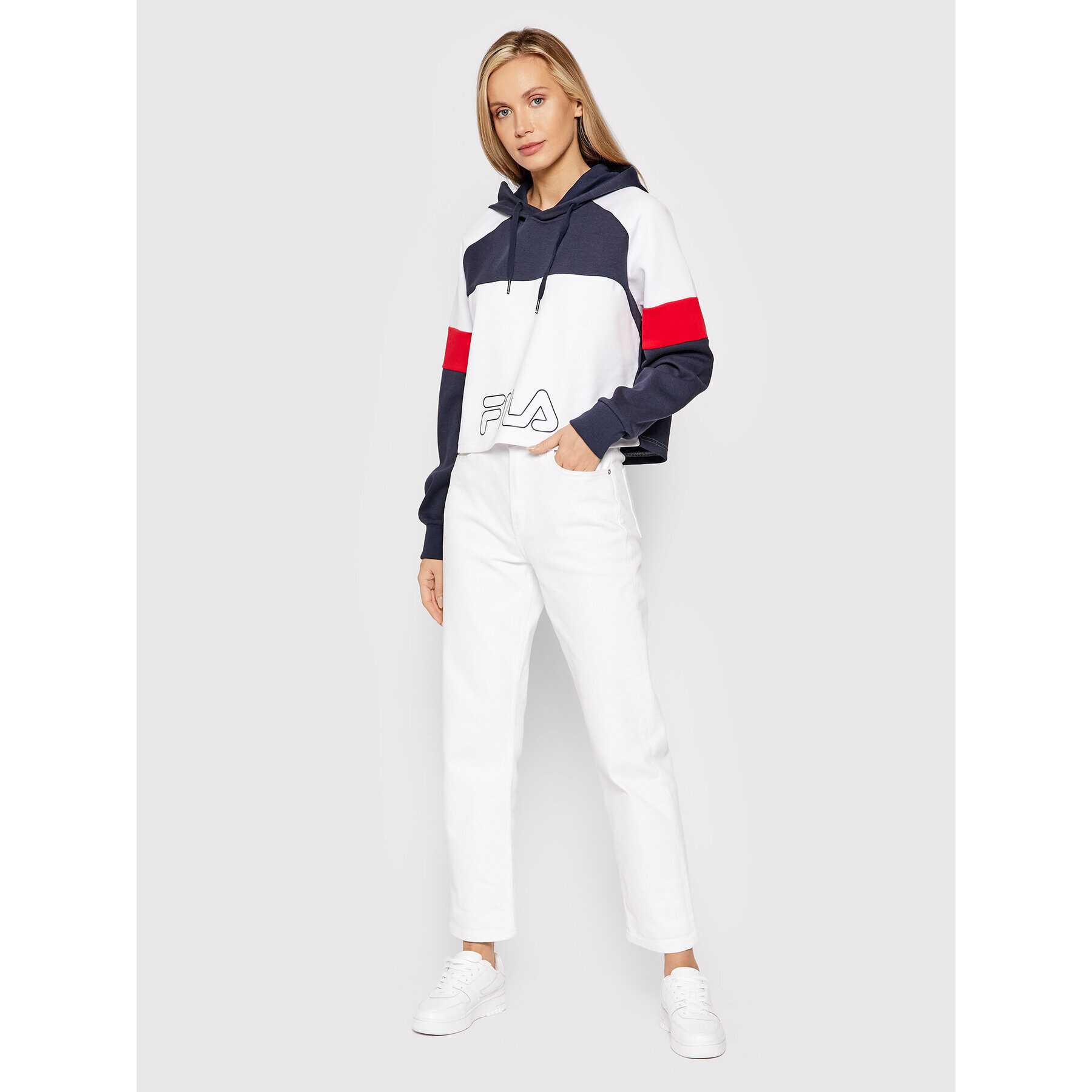 Fila Суитшърт Petra 683424 Цветен Relaxed Fit - Pepit.bg