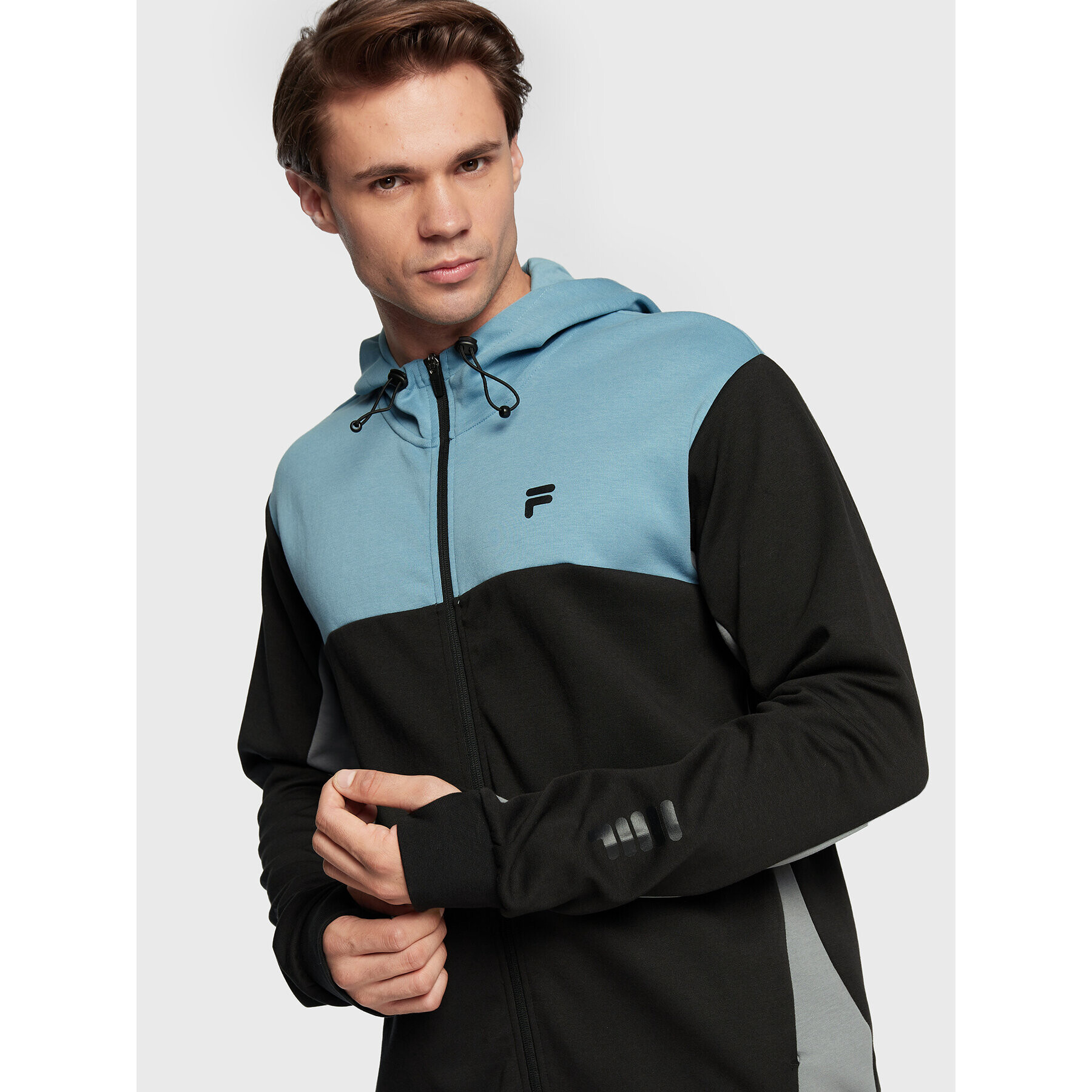 Fila Суитшърт Rabaul FAM0128 Черен Slim Fit - Pepit.bg