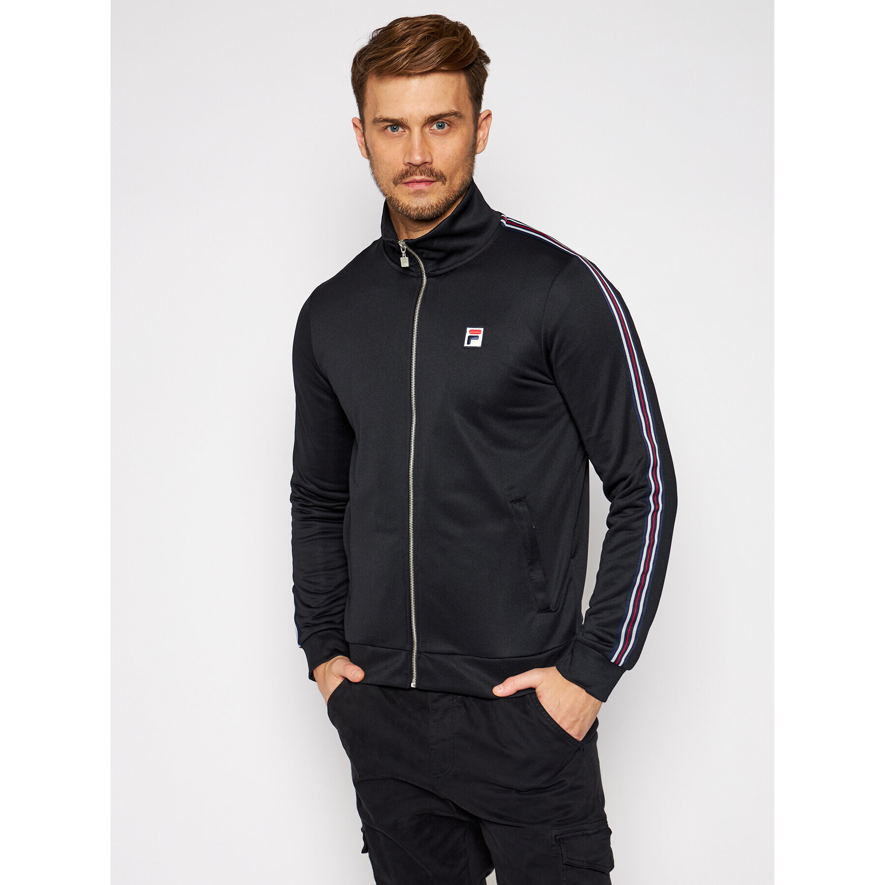 Fila Суитшърт Salih 687848 Черен Regular Fit - Pepit.bg