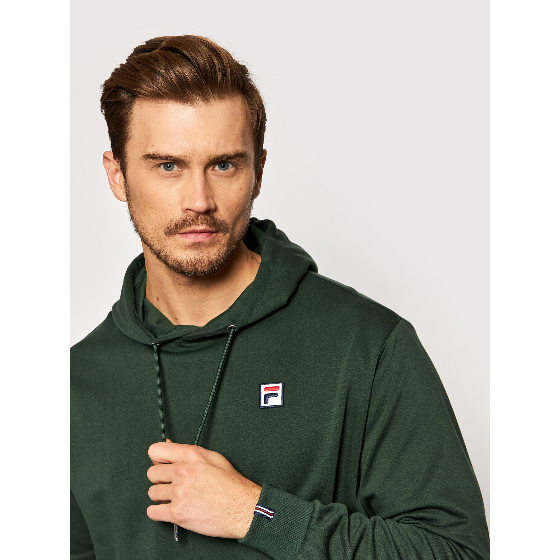 Fila Суитшърт Savva 689036 Зелен Regular Fit - Pepit.bg