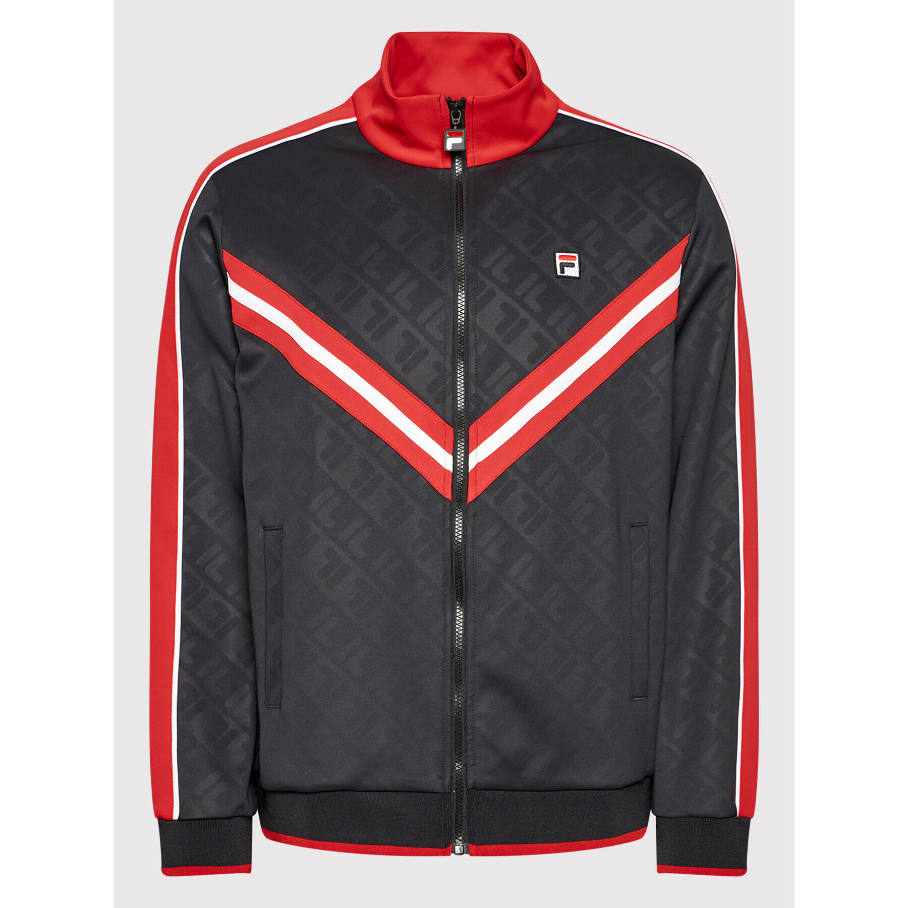 Fila Суитшърт Tauri Track 689169 Черен Regular Fit - Pepit.bg