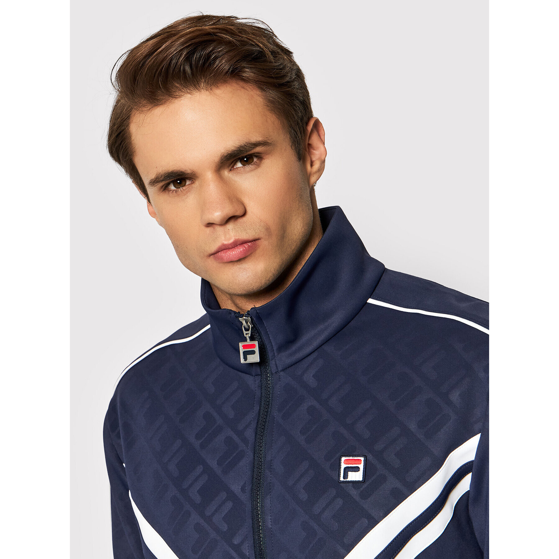 Fila Суитшърт Tauri Track 689169 Тъмносин Regular Fit - Pepit.bg