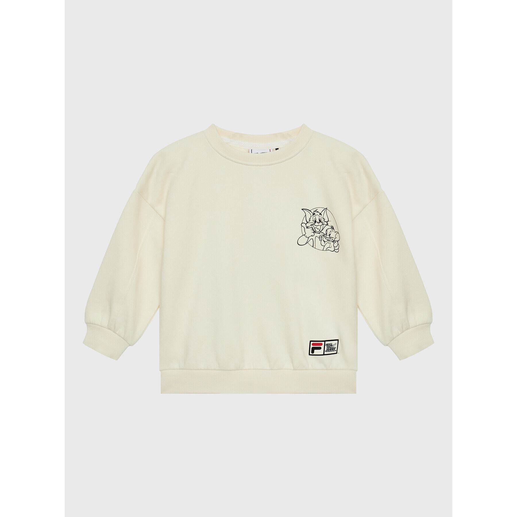 Fila Суитшърт Tawau 771200 Бежов Oversize - Pepit.bg