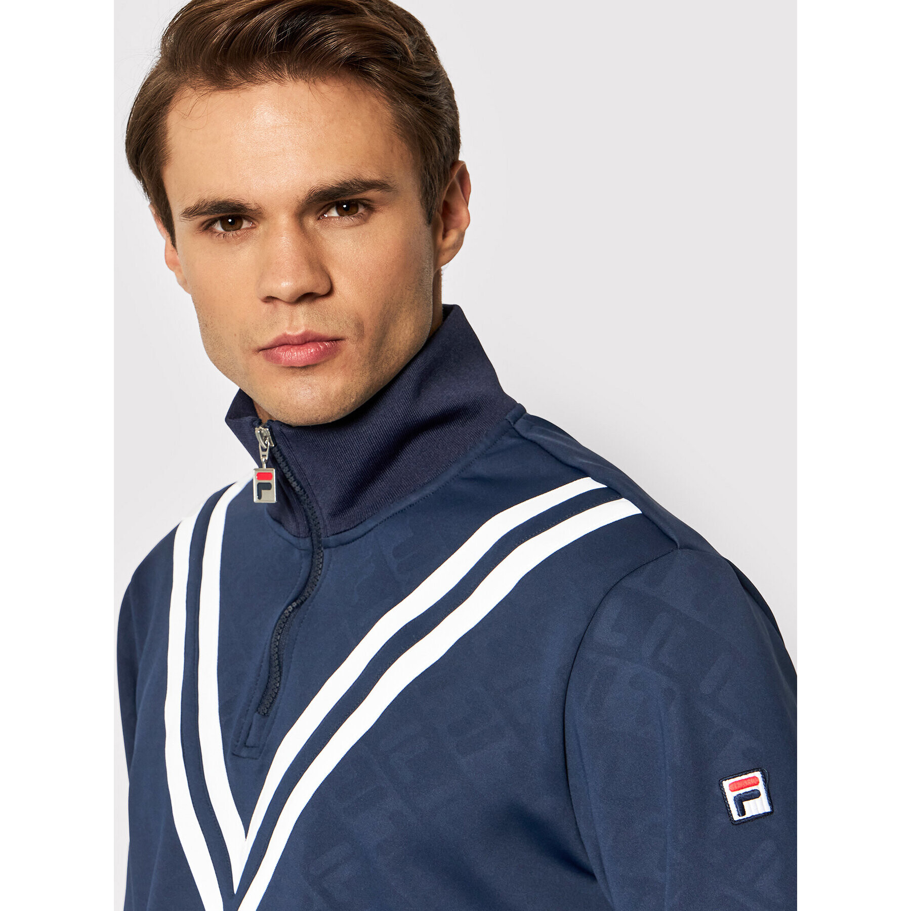 Fila Суитшърт Teslin 689173 Тъмносин Regular Fit - Pepit.bg