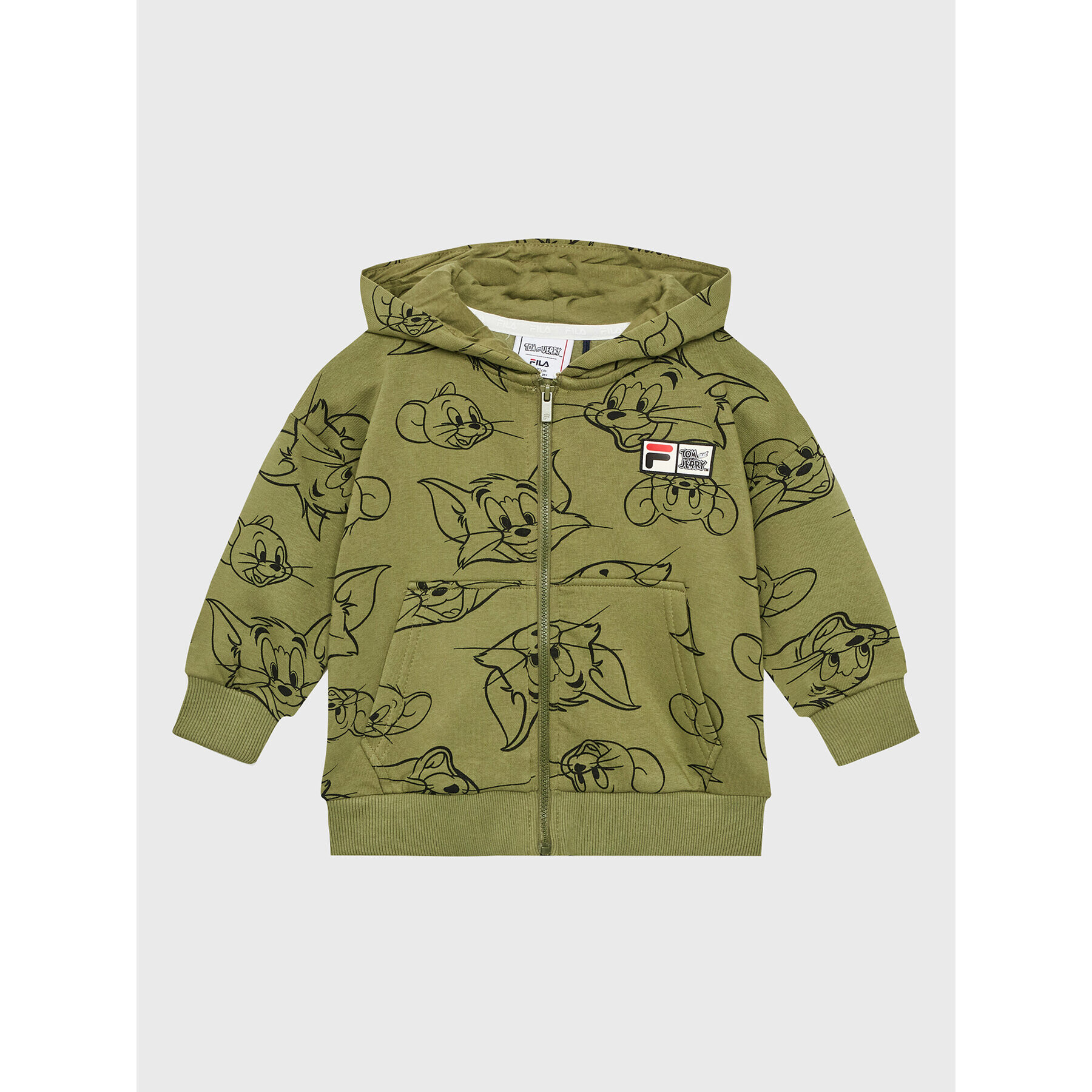 Fila Суитшърт Tulsa FAK0170 Зелен Regular Fit - Pepit.bg